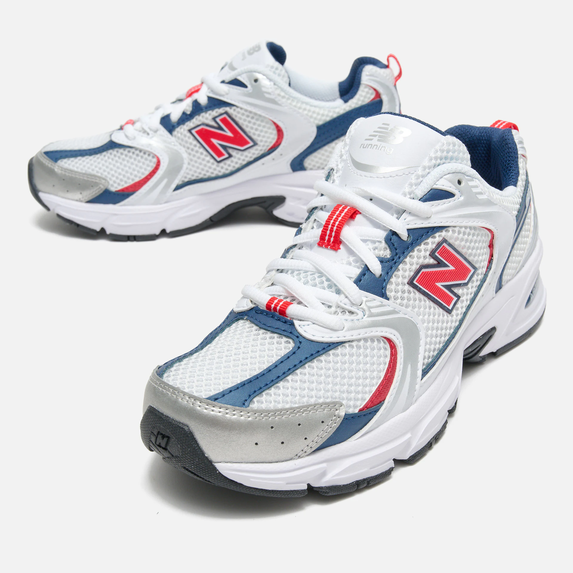 New Balance MR530LO Sneaker White/Silver Metallic/Navy