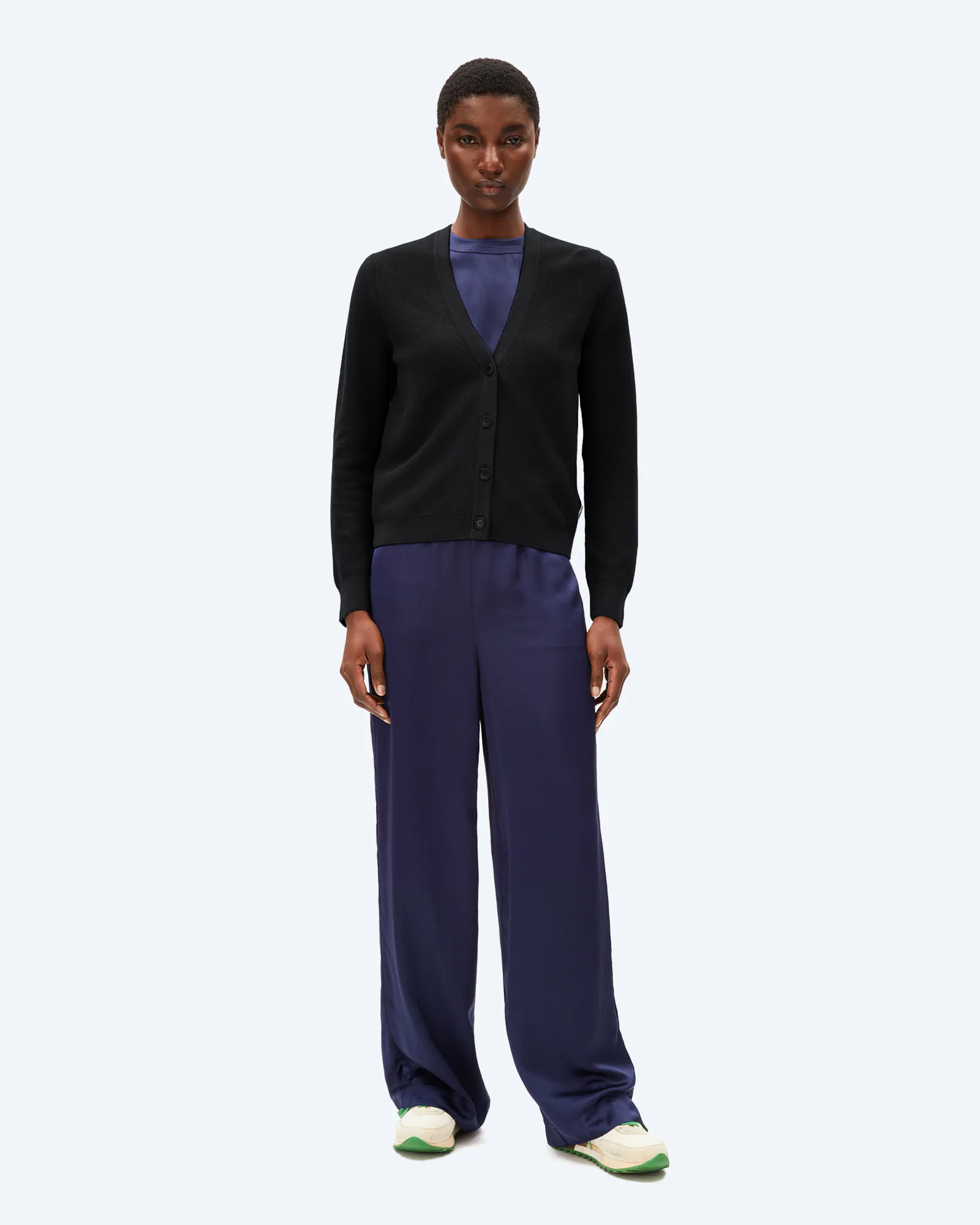 MENAAL LINKS LINKS CARDIGAN Black