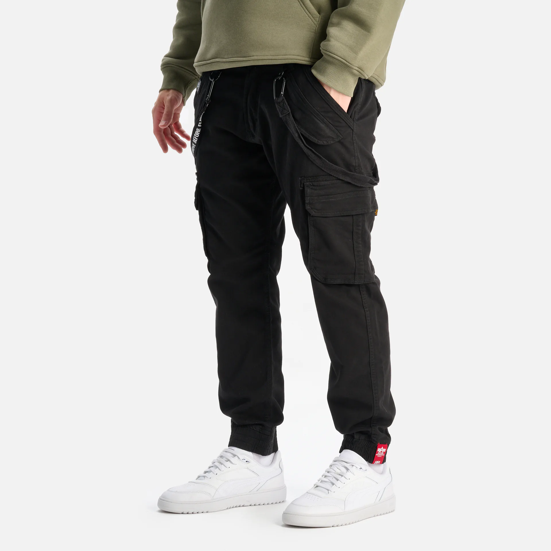 Alpha Industries Utility Cargo Pants Black