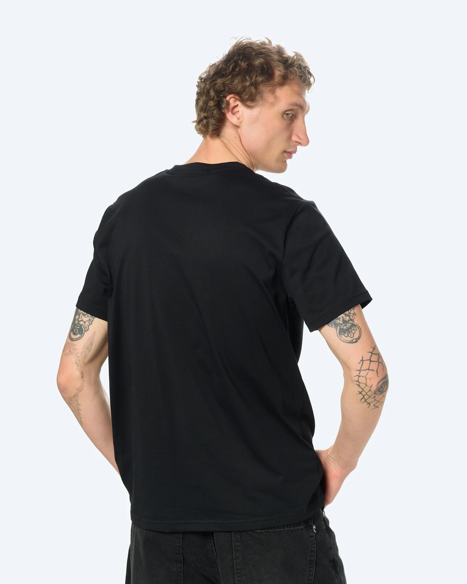 Embroidered T-Shirt Black