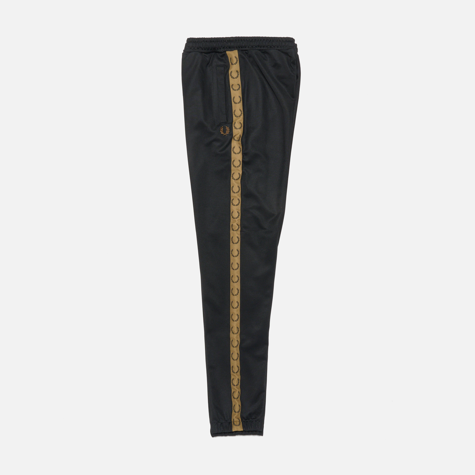 Fred Perry Seasonal Taped Track Pant Black/Shaded Stone