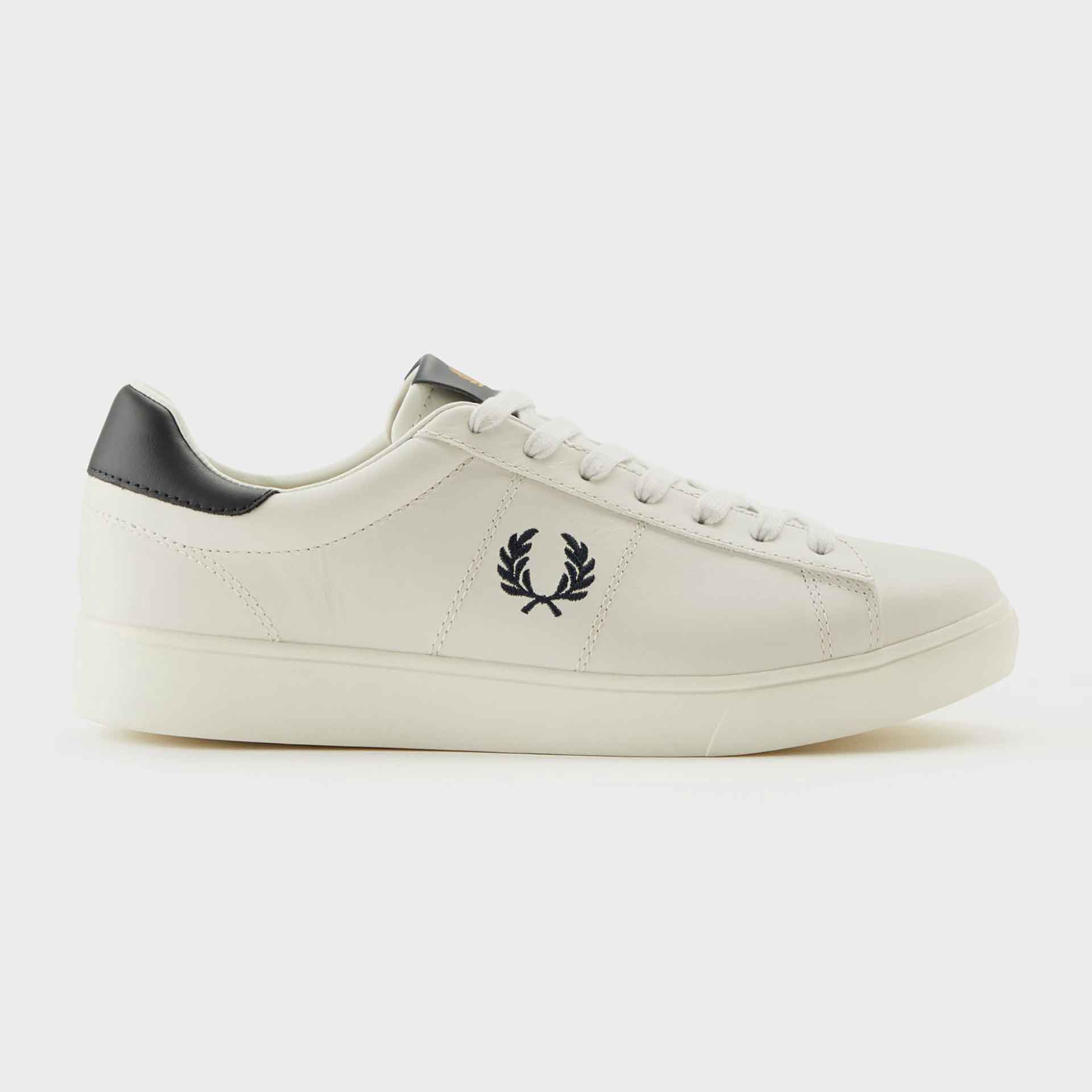 Fred Perry Spencer Leather Sneaker Porcelain