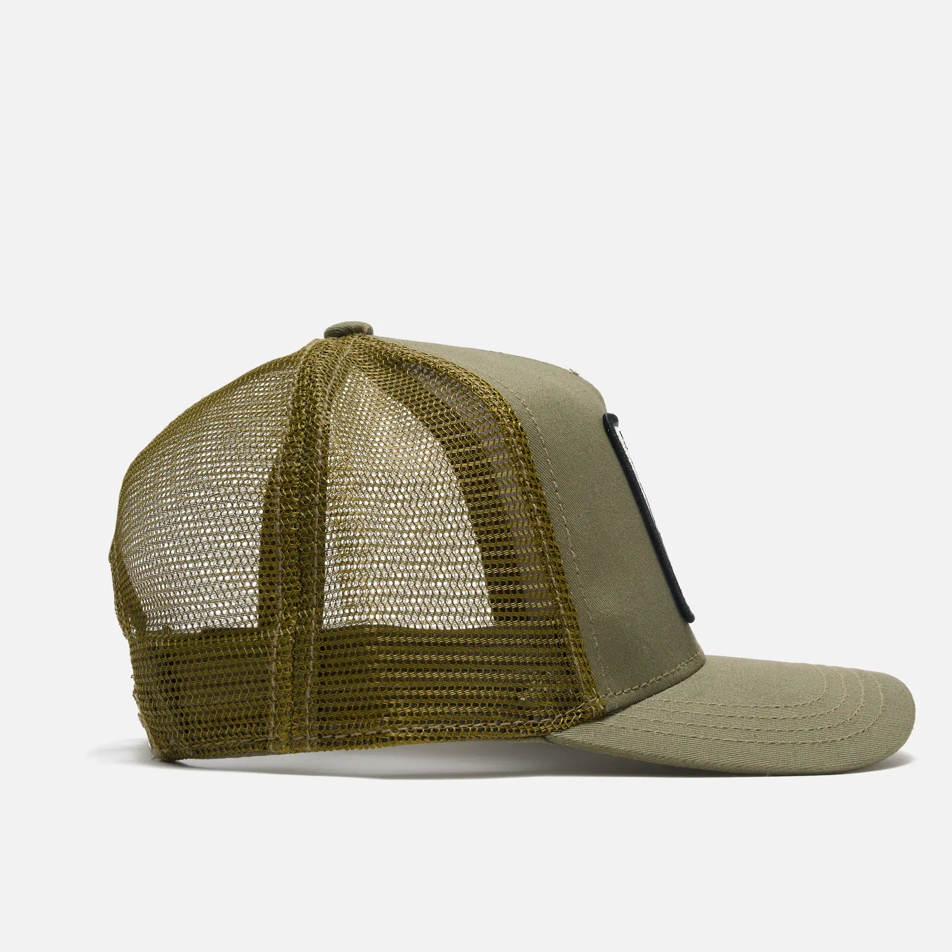 Goorin Bros Road Rage Baseball Trucker Cap Olive Goorin Bros Road Rage Baseball Trucker Cap Olive