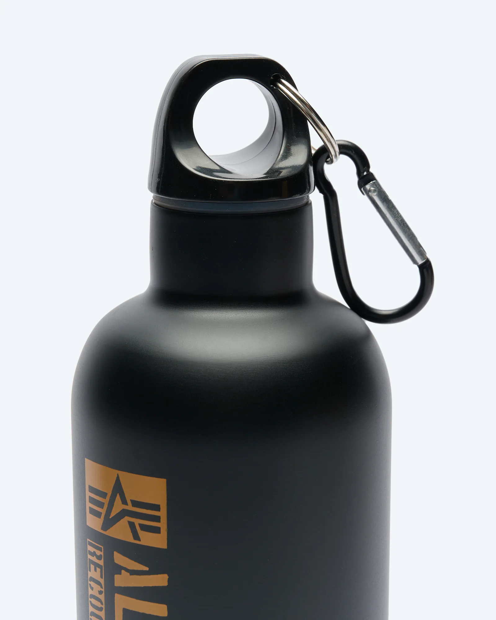 Alpha Industries Logo Water Bottle Black