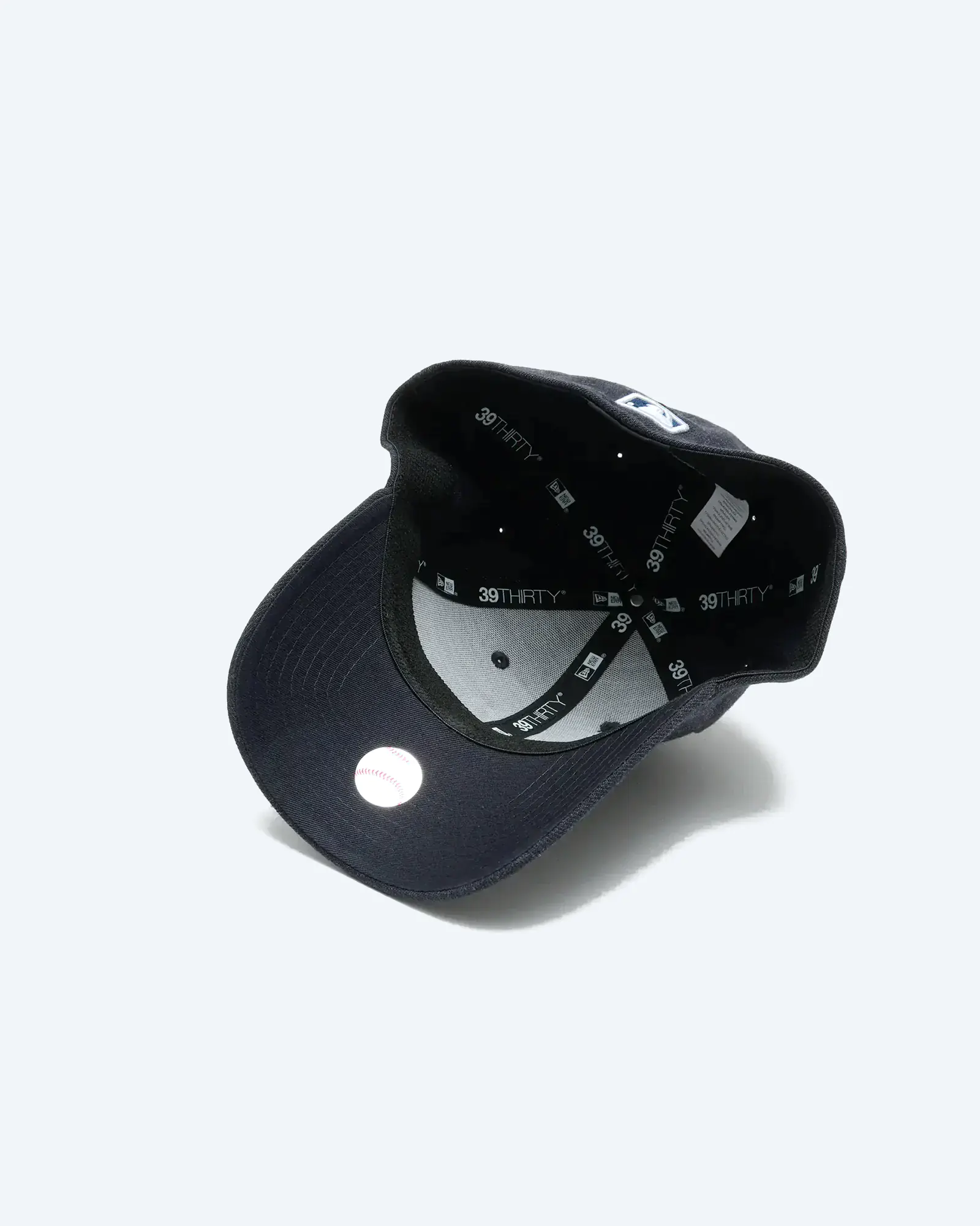 New Era MLB NY Yankees Heather Wool 39Thirty Stretch Fit Cap Navy