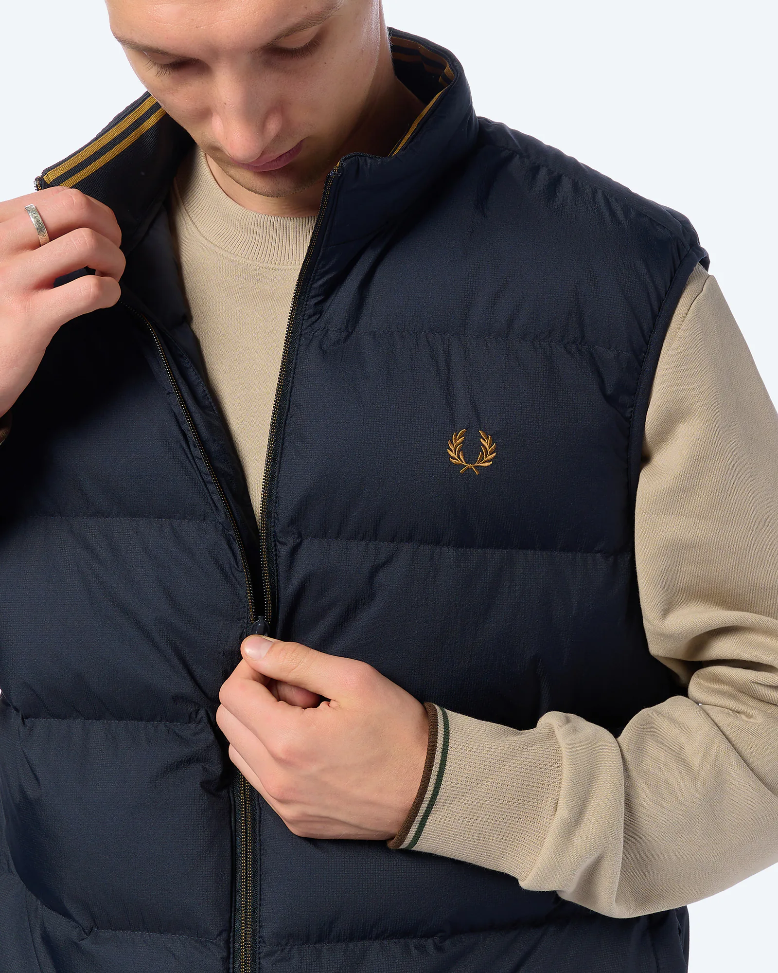 Fred Perry Insulated Gilet Vest Navy Fred Perry Insulated Gilet Vest Navy