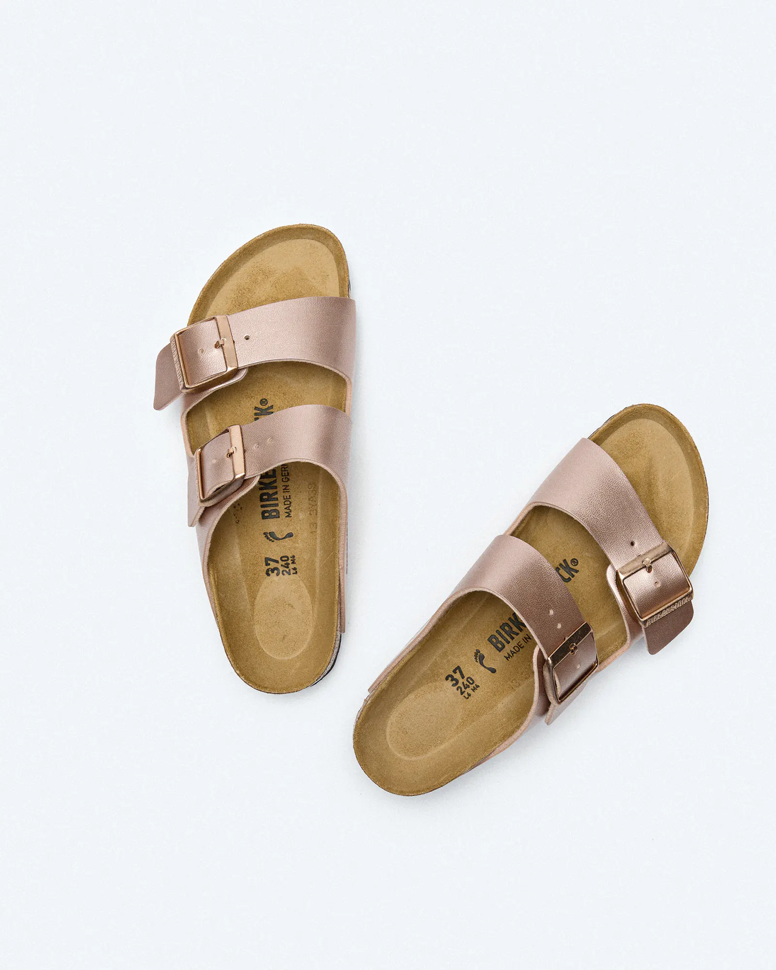 Birkenstock Arizona Birko-Flor (Narrow Fit) Sandals Copper 