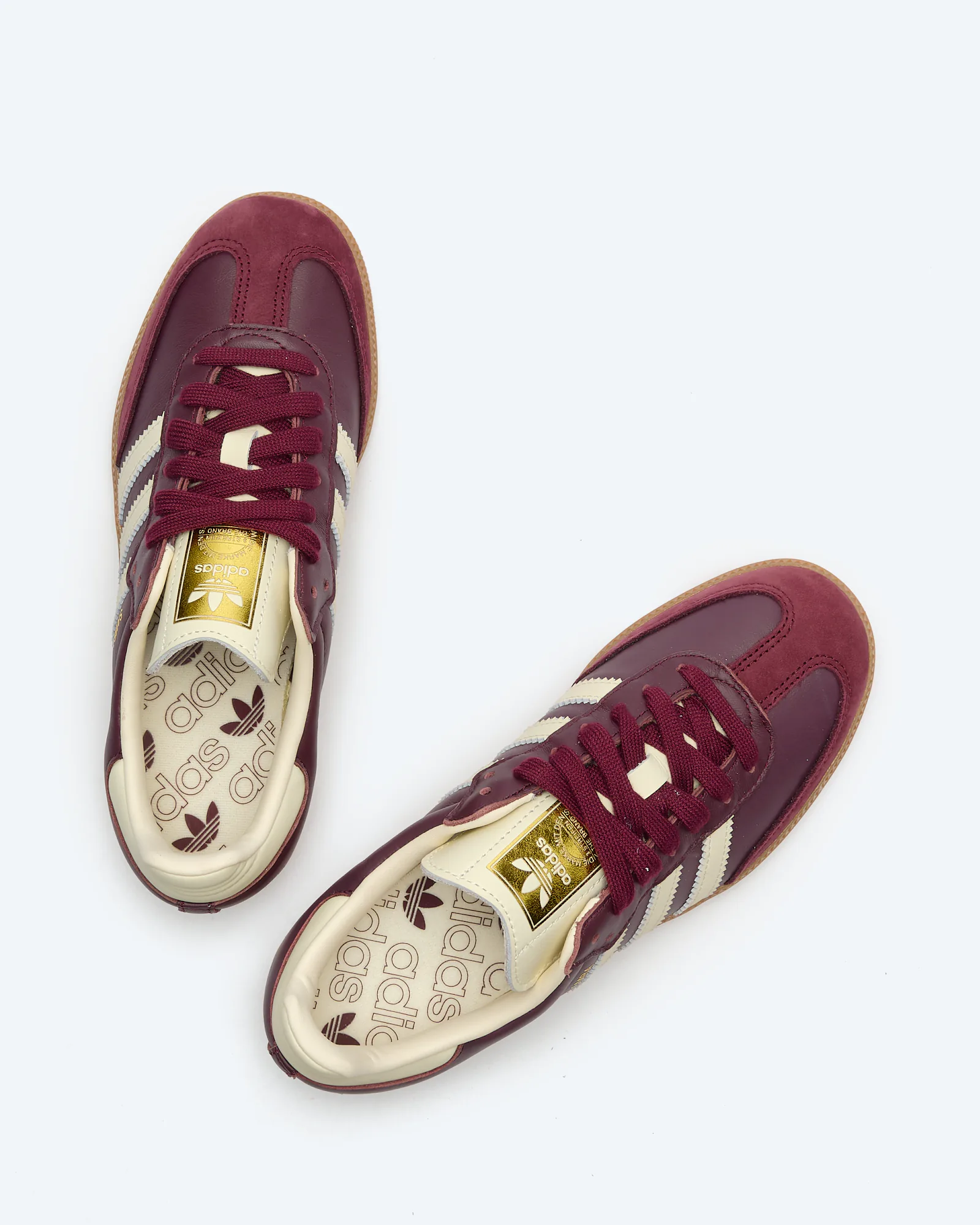 adidas Originals Samba Sneaker OG W Maroon/Cream White/Gold