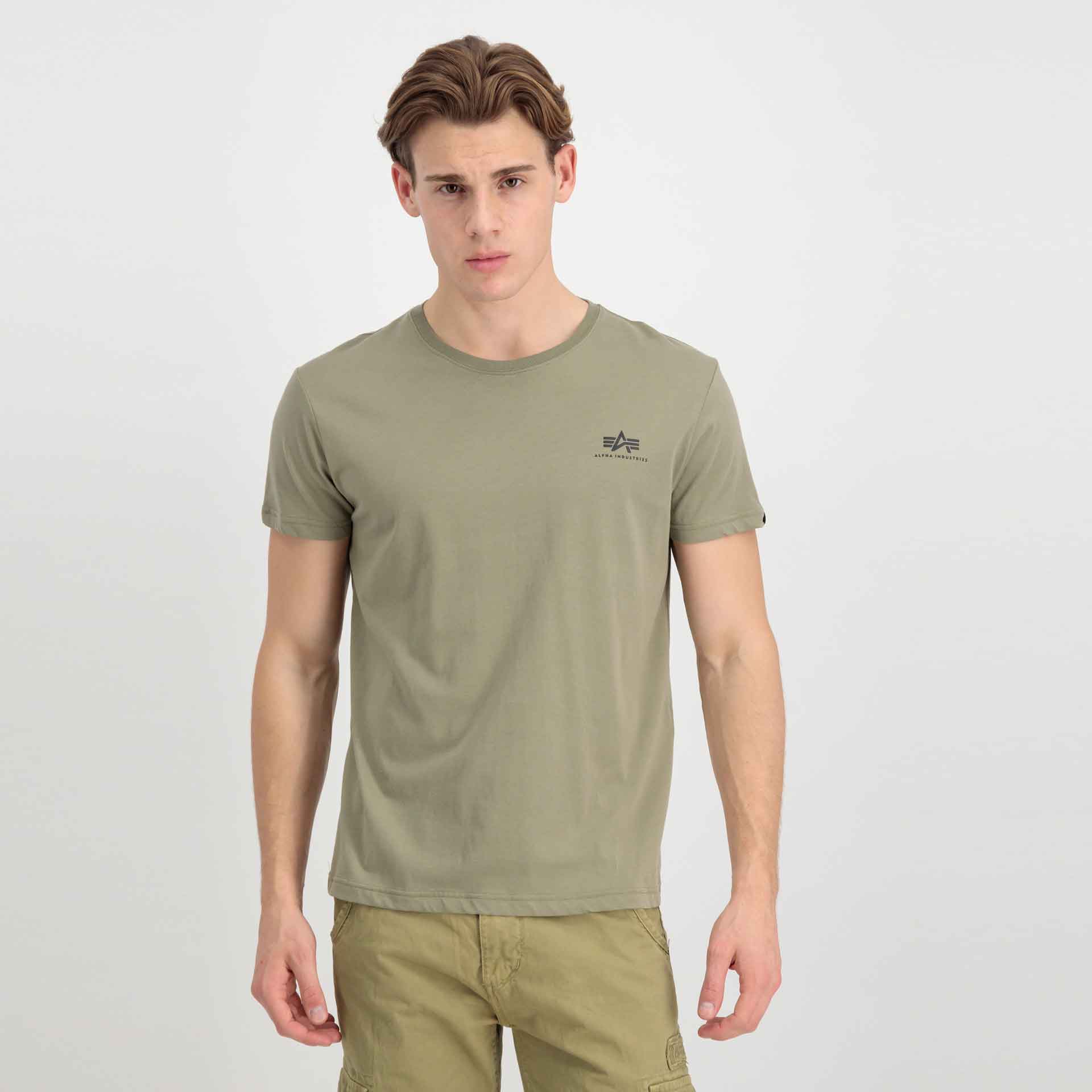 Alpha Industries Backprint T-Shirt Olive/Black Alpha Industries Backprint T-Shirt Olive/Black