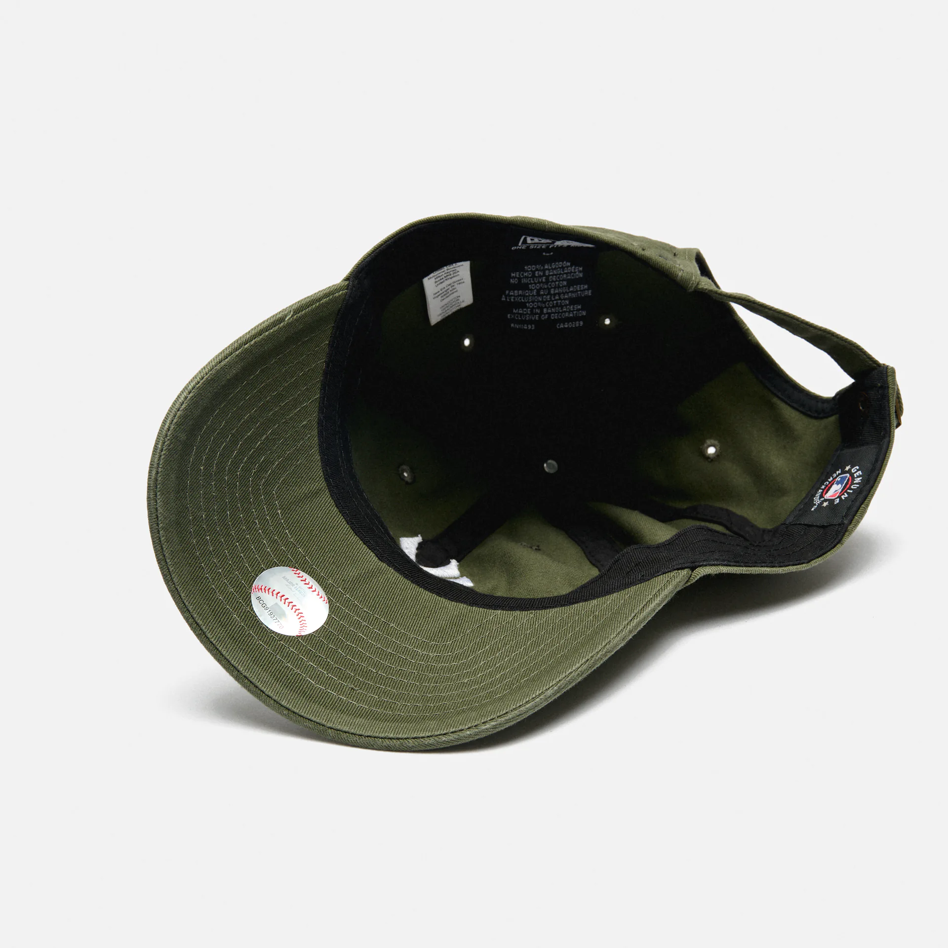 New Era MLB NY Yankees Washed 9Twenty Dad Cap Olive