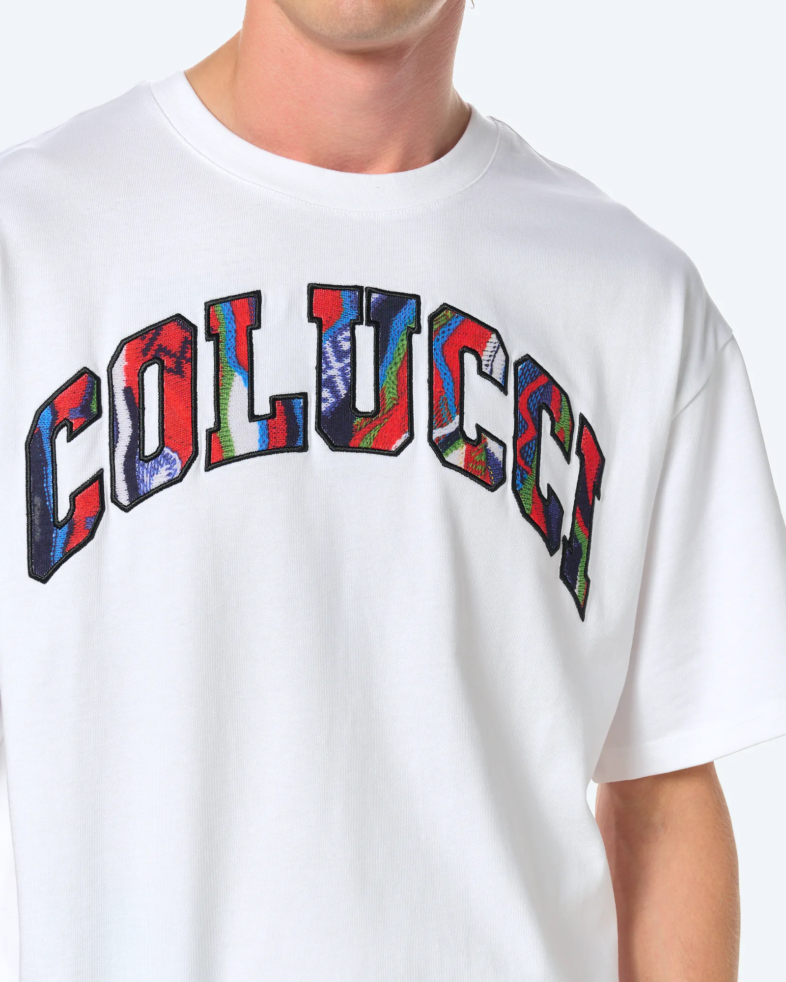 Logo T-Shirt College White/Aop Multi