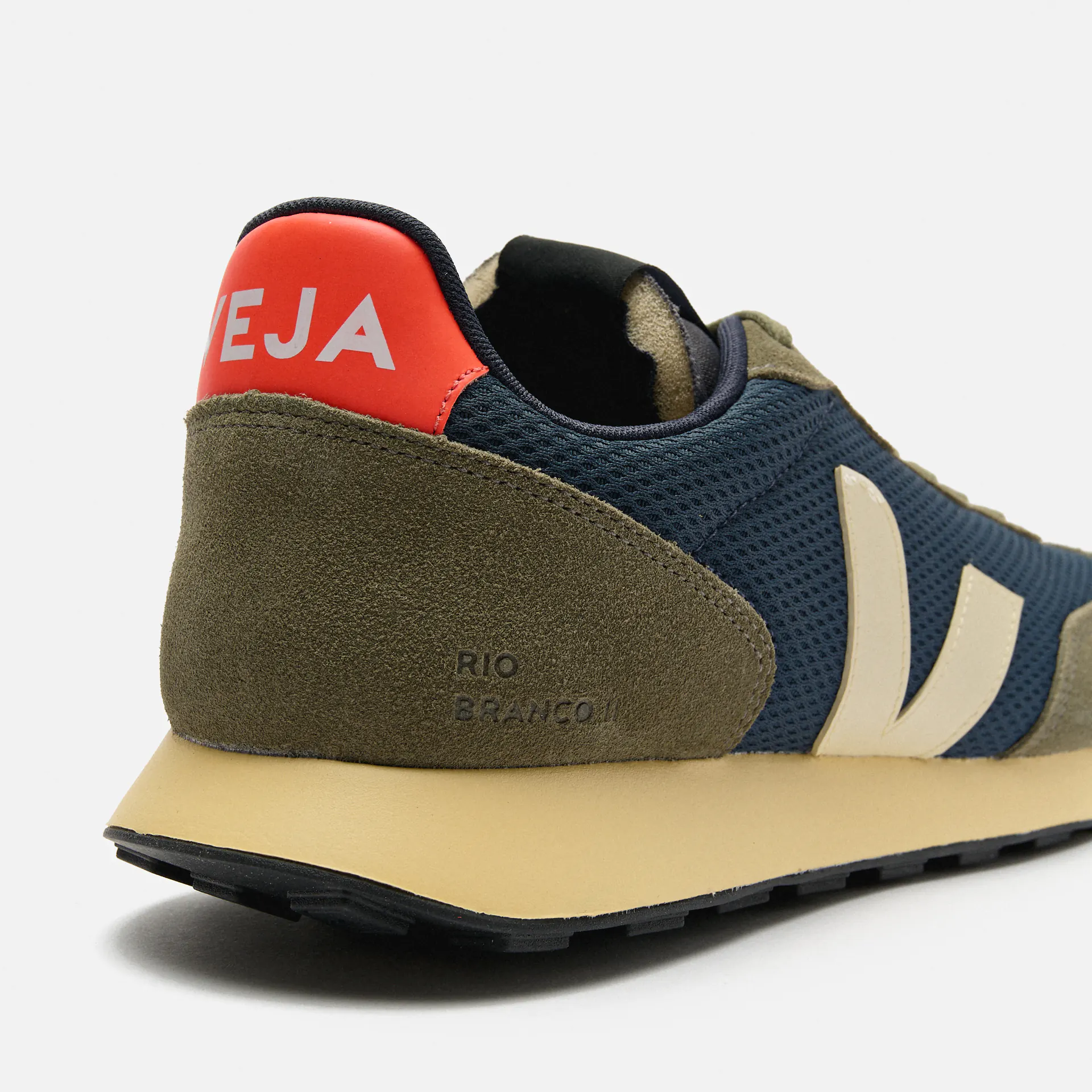 Veja Men Rio Branco II Sneaker Nautico Pierre Orange/Fluo