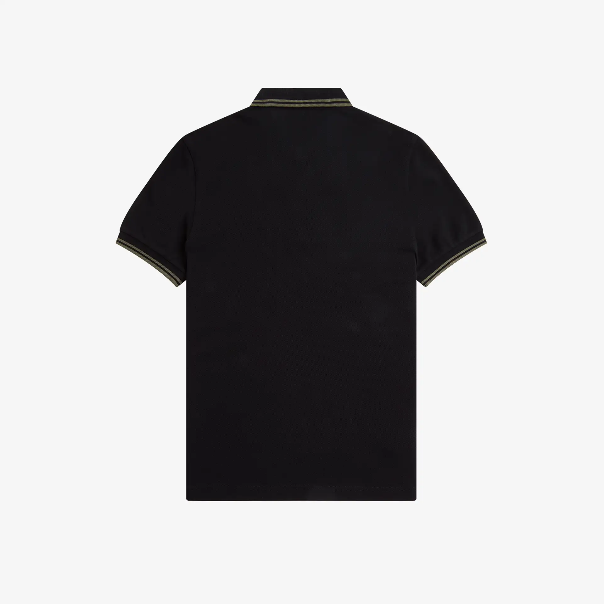 Fred Perry Twin Tipped Polo Shirt Black Fieldgreen