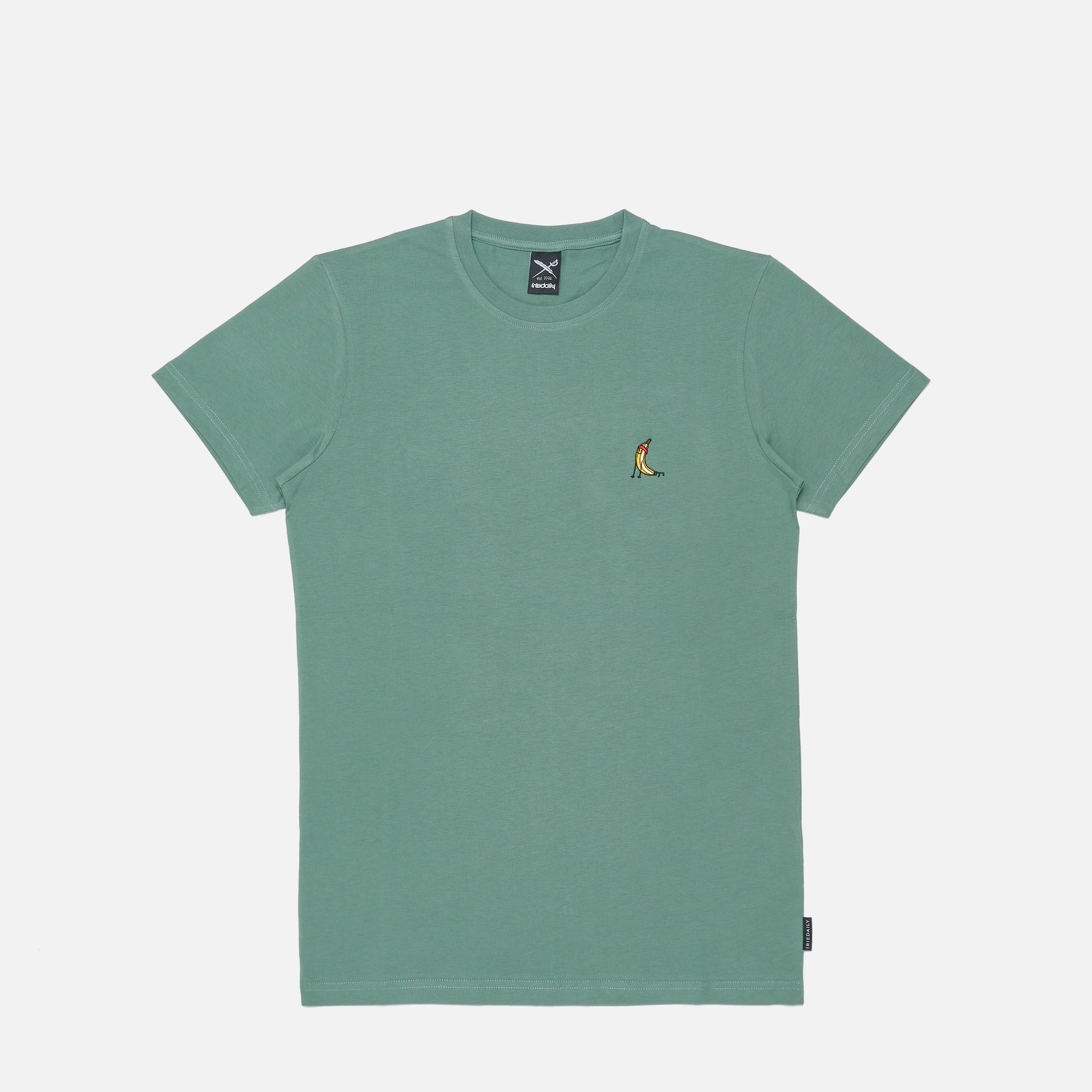 Iriedaily Gonana Embroidered T-Shirt Jungle Green