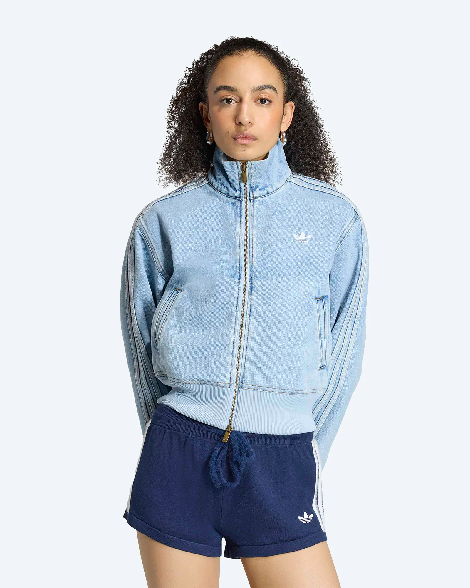 Firebird Denim Track Top Light Denim