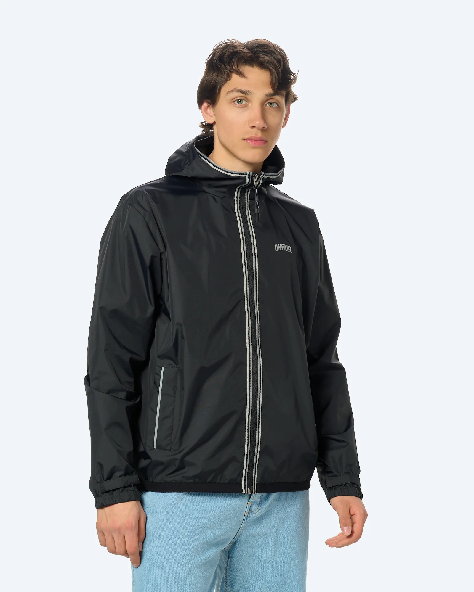 Unfair Athletics Port Packable Jacket Black