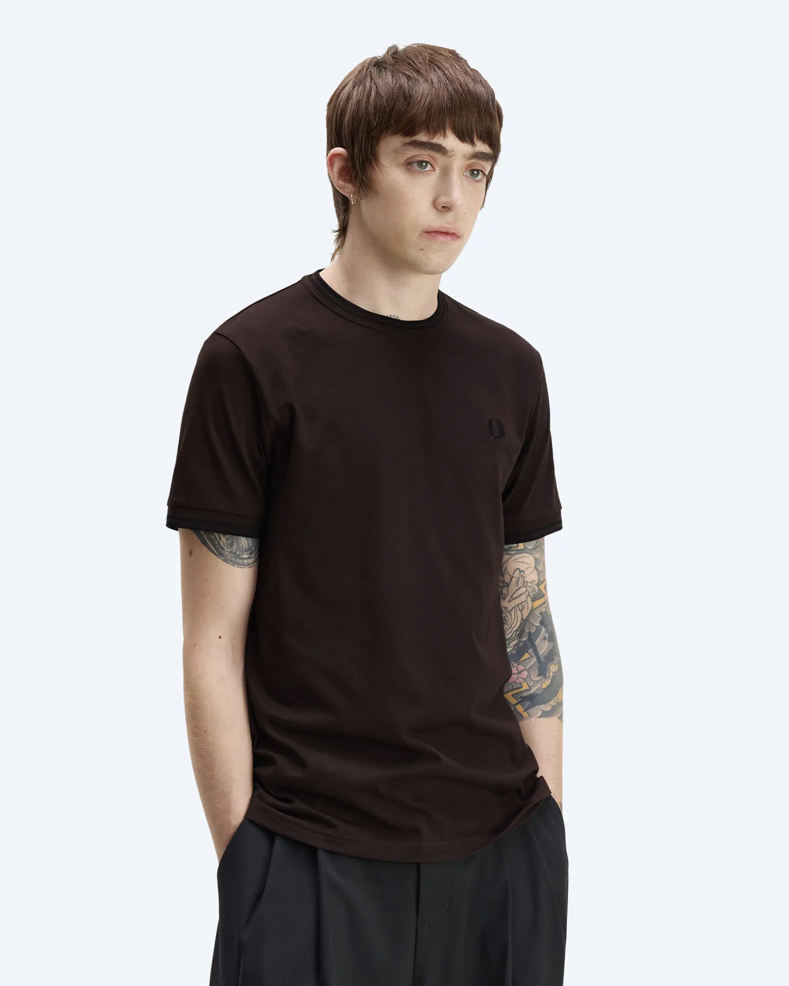 Twin Tipped T-Shirt Rich Brown/Black