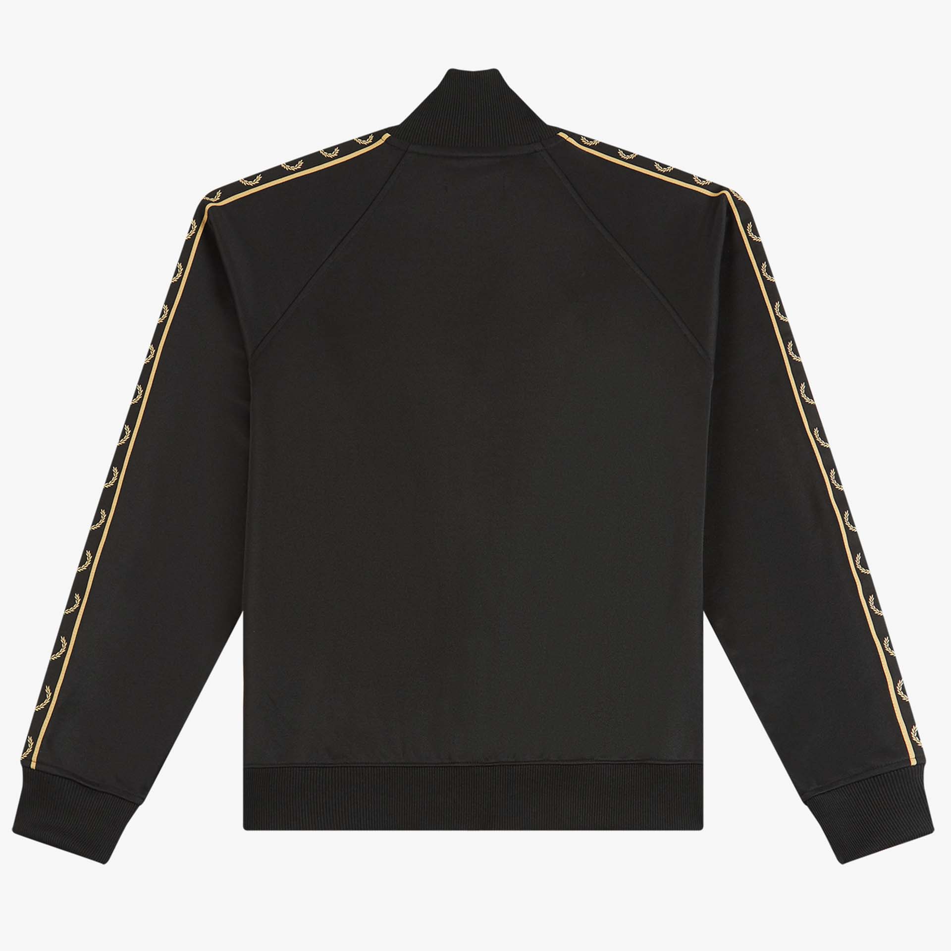 Fred Perry Seasonal Taped Track Jacket Black/1964 Gold Fred Perry Seasonal Taped Track Jacket Black/1964 Gold