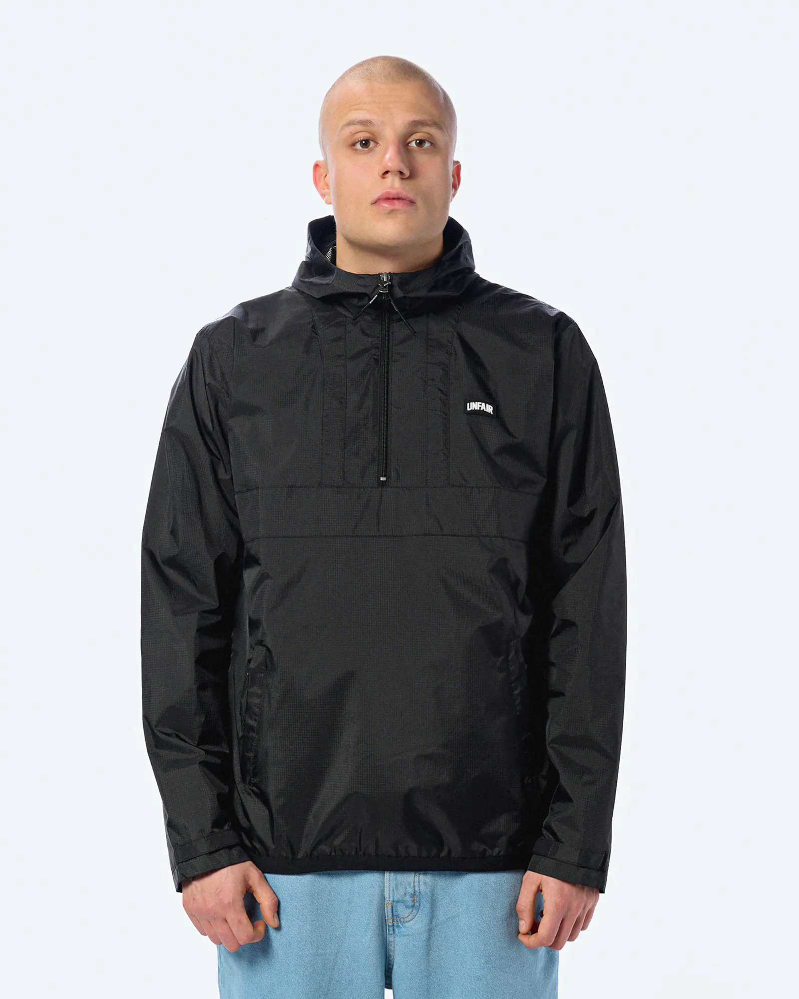 Unfair Athletics Ripstop Halfzip Jacket Black