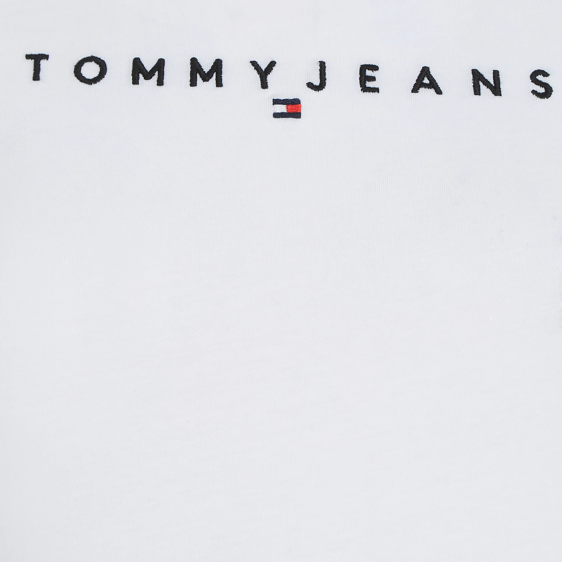 Tommy Jeans Slim Linear T-Shirt White