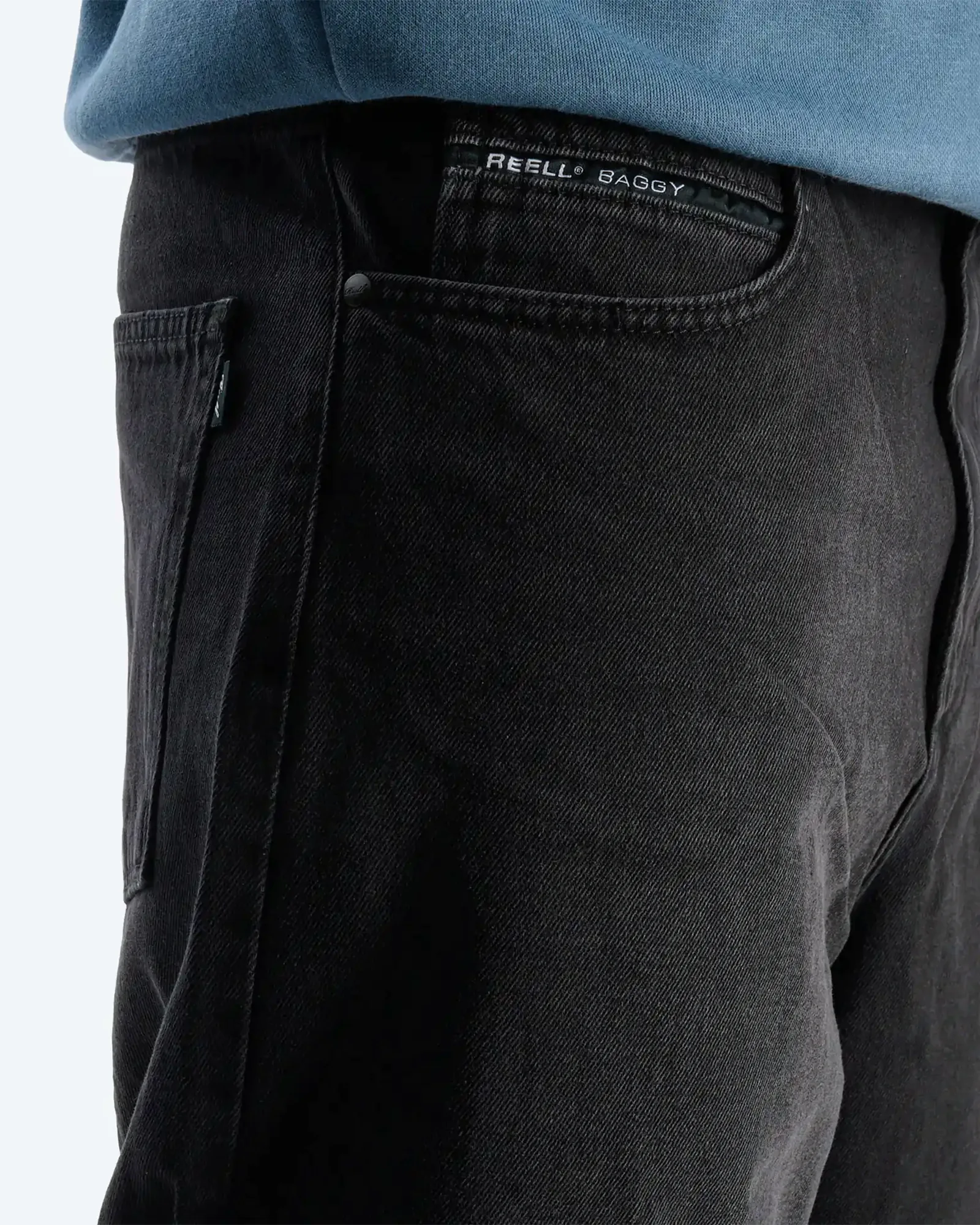Reell Jeans Baggy Heavy Loose Fit Jeans Black Wash
