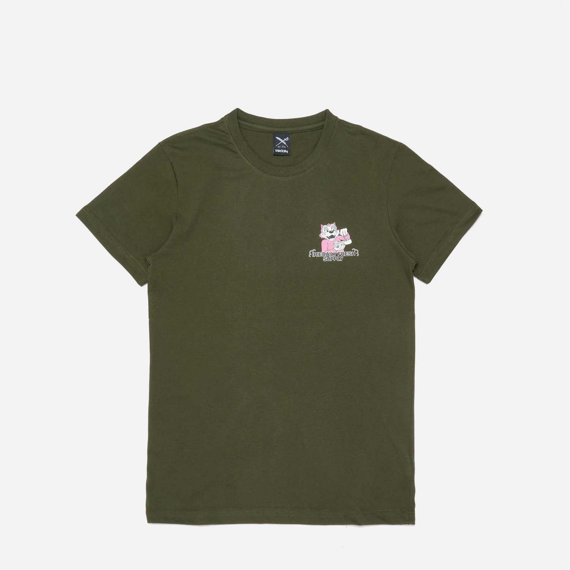Iriedaily Fresh Supply T-Shirt Dark Olive
