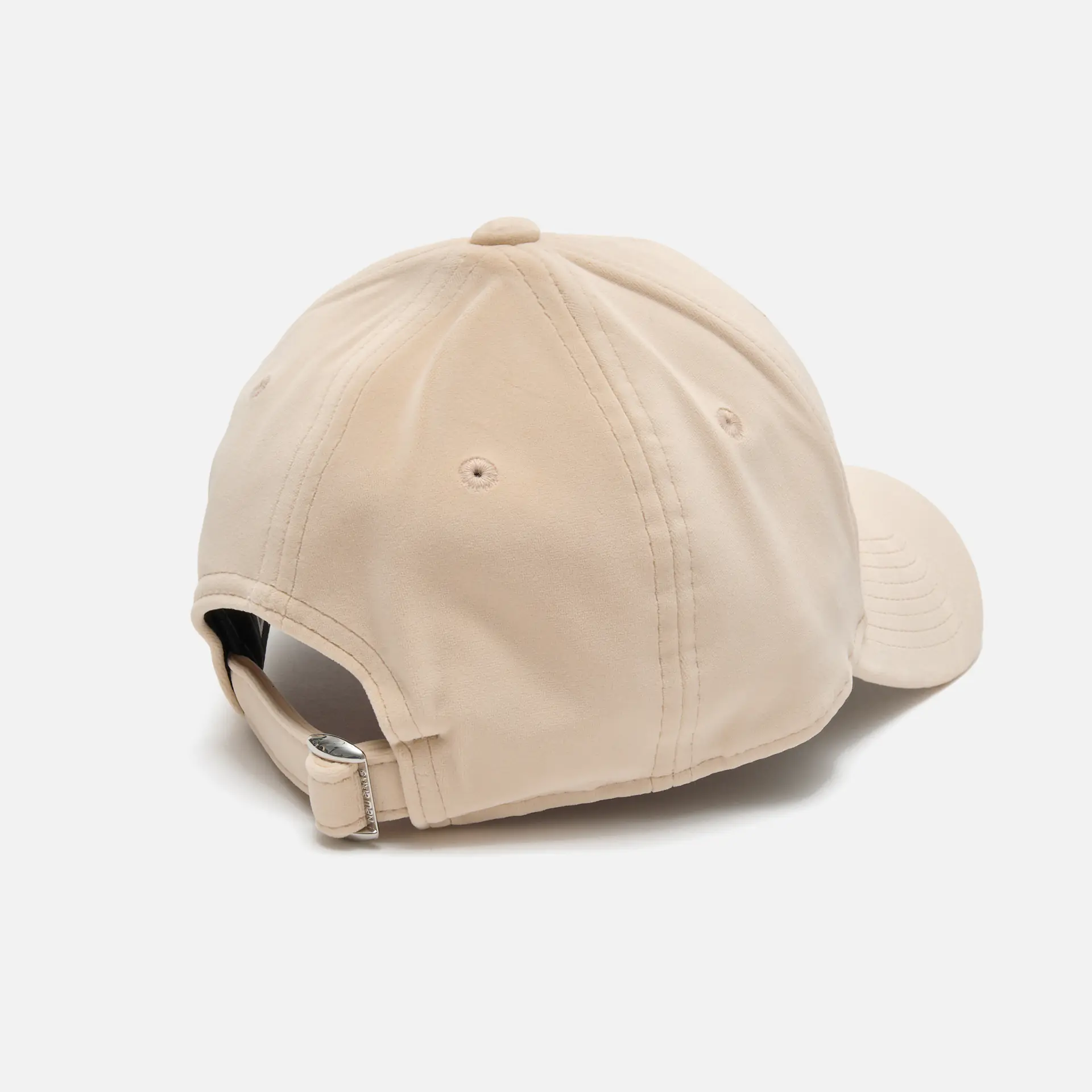 New Era MLB NY Yankees Women's Velour 9Forty Strapback Cap Stone