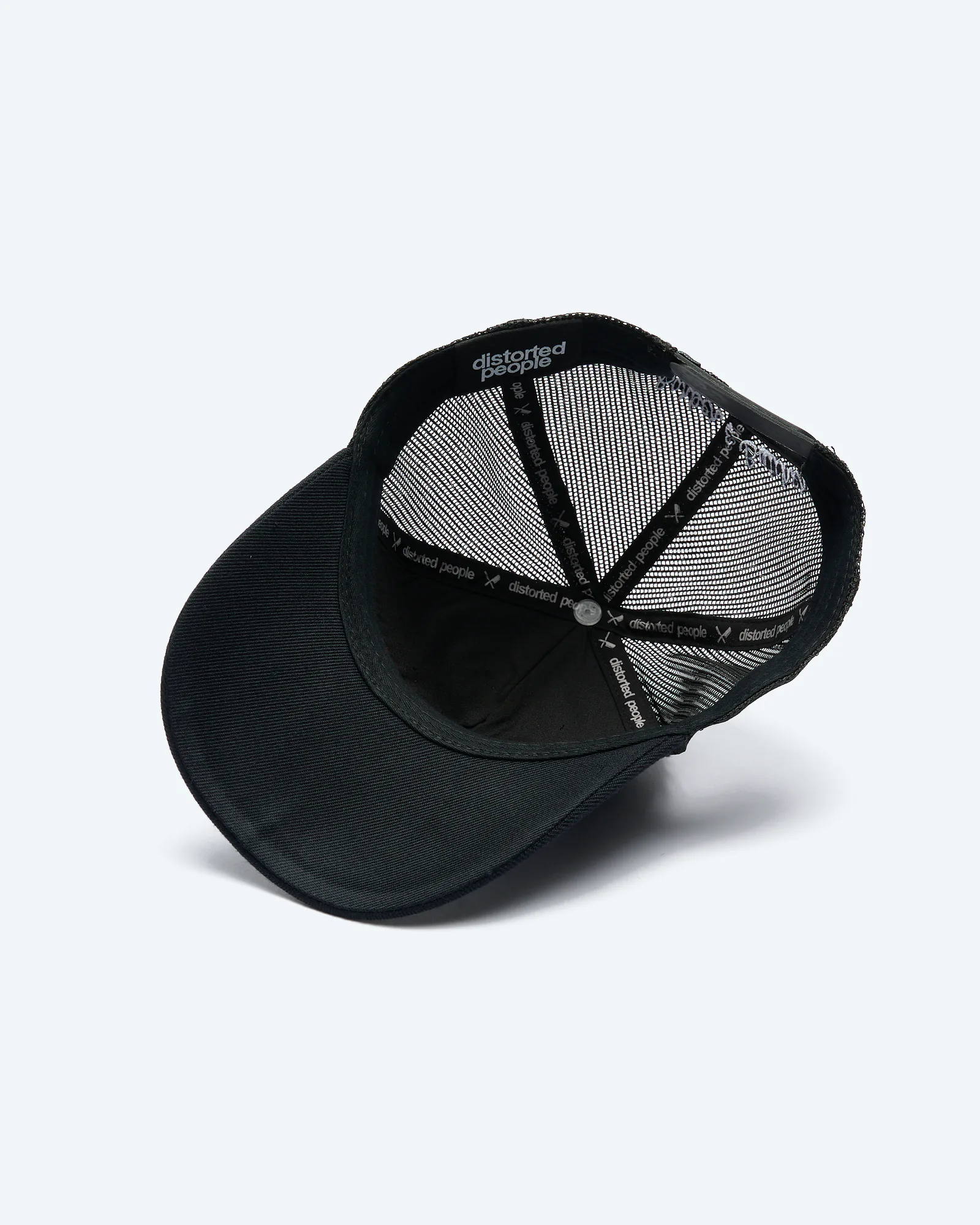 Distorted People Blades Plate Trucker Cap Black