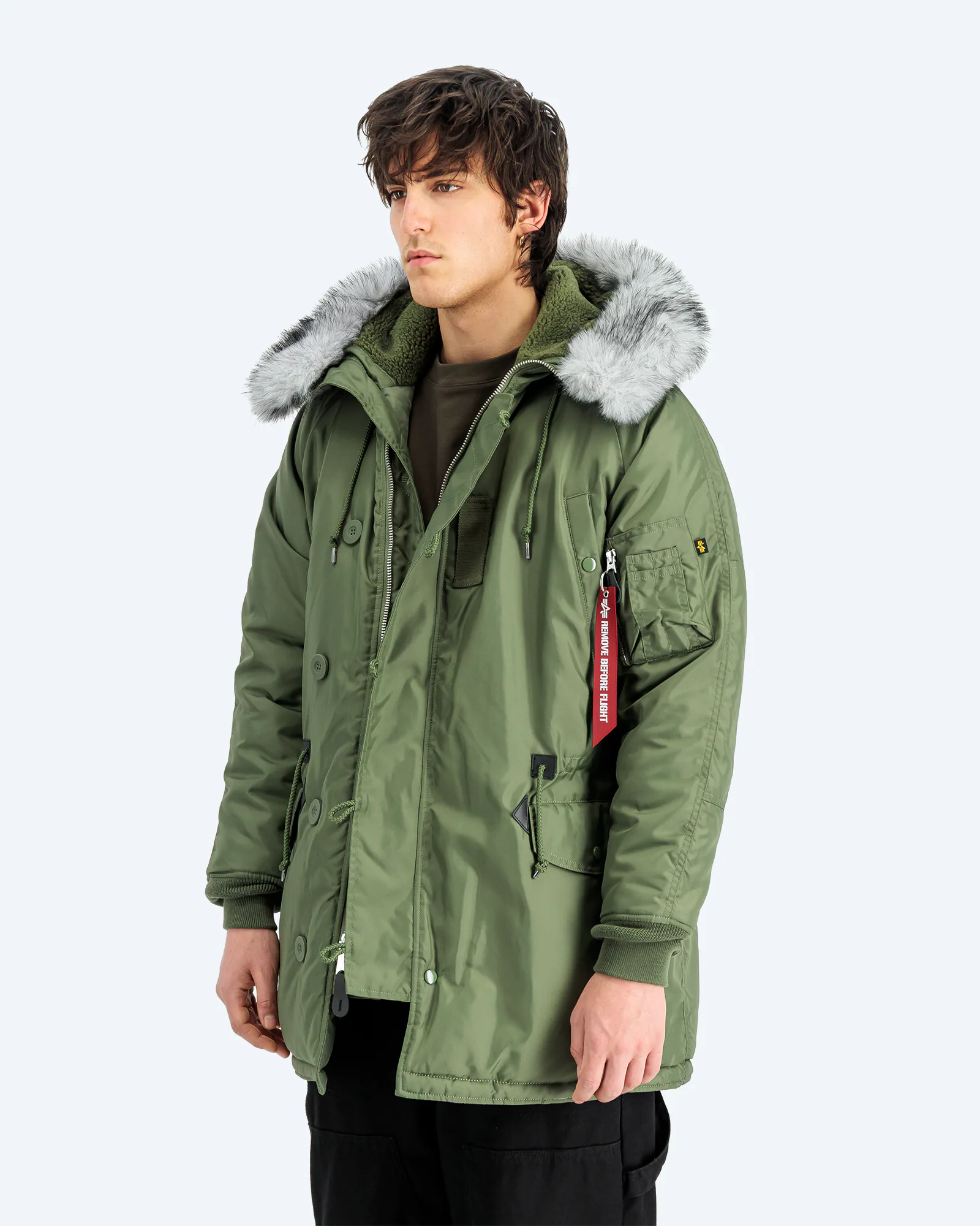N-3A Vintage Parka Sage Green