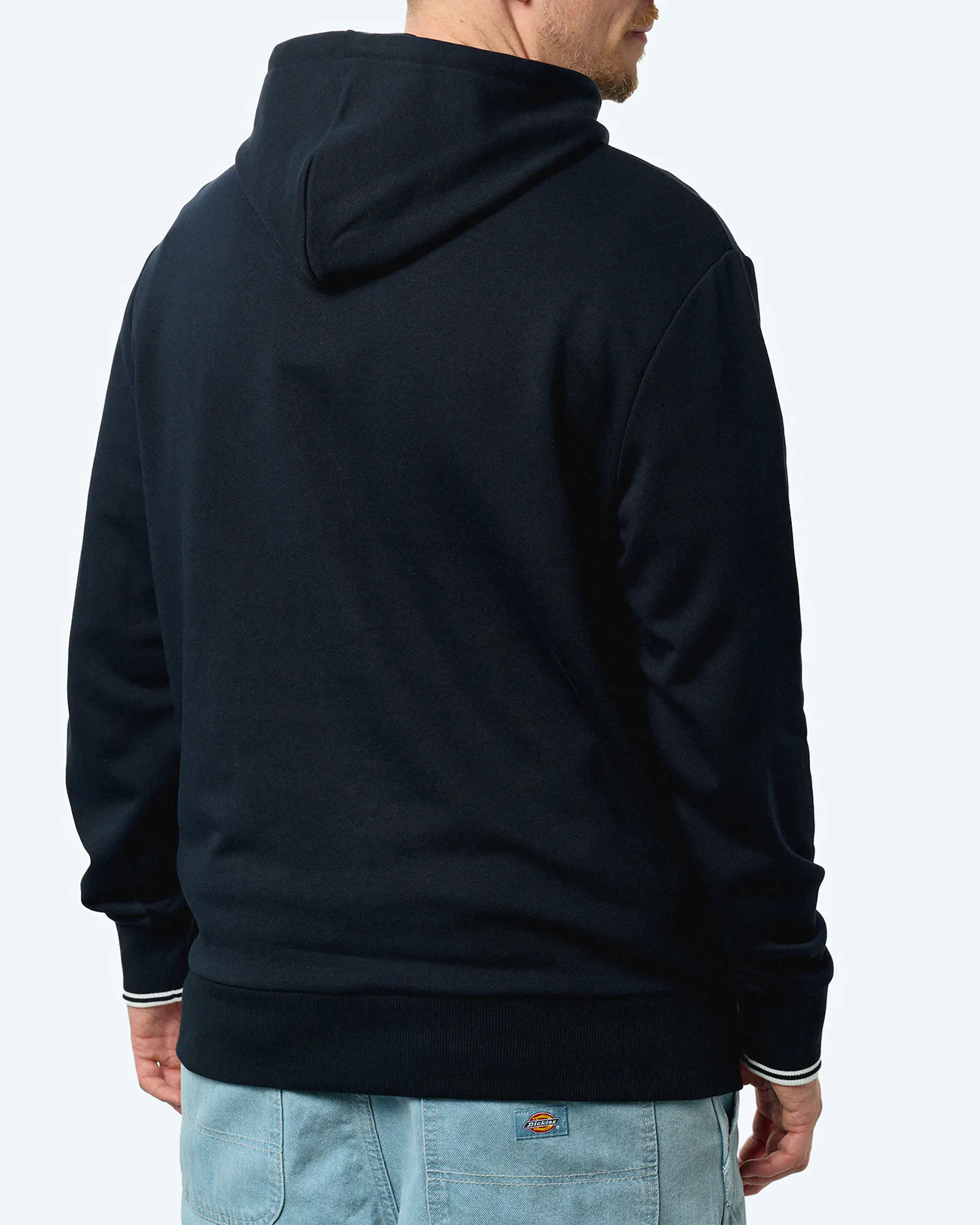 Fred Perry Tipped Hooded Sweatshirt Navy/White Fred Perry Tipped Hooded Sweatshirt Navy/White