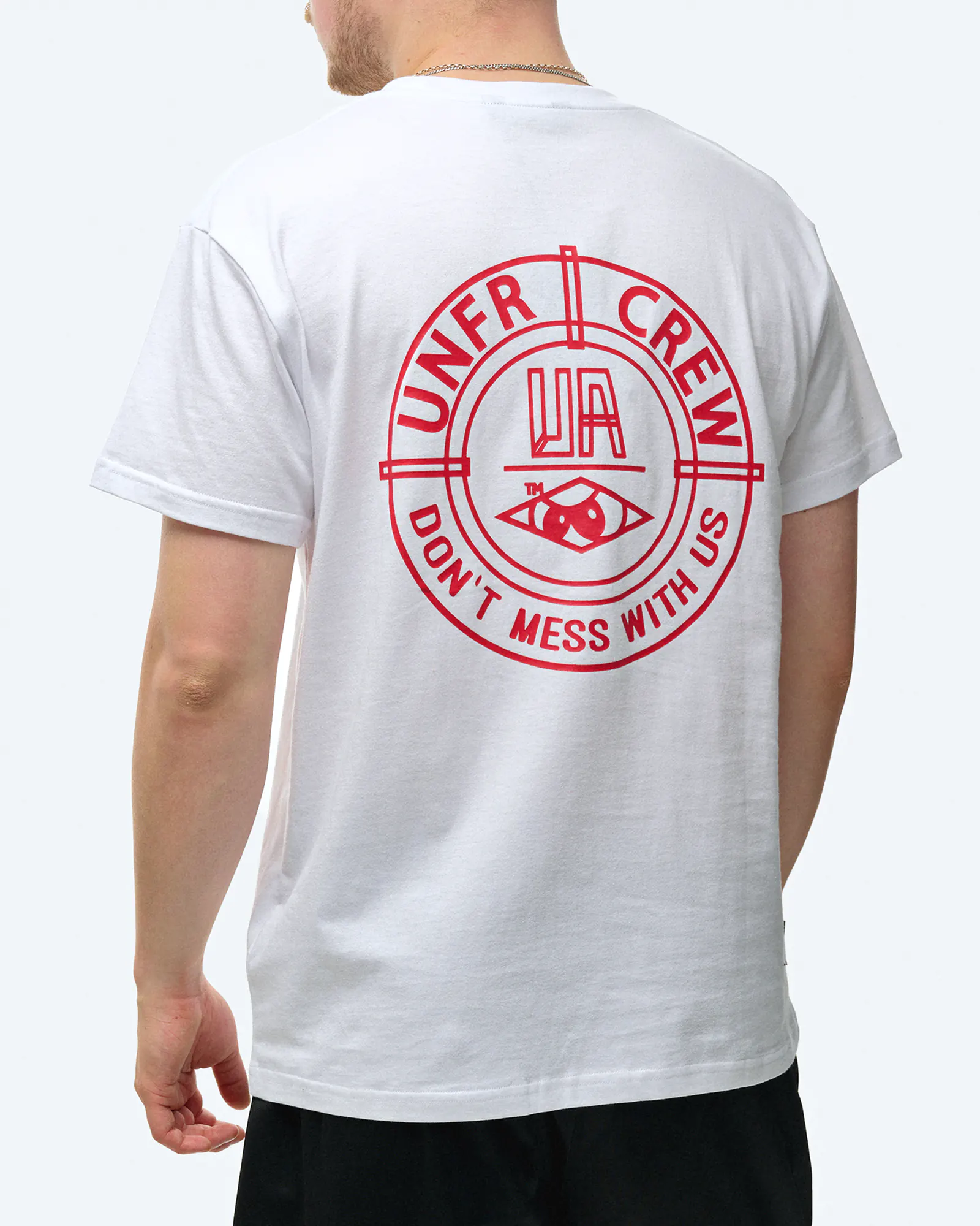 Unfair Athletics DMWU BP T-Shirt White/Red Unfair Athletics DMWU BP T-Shirt White/Red