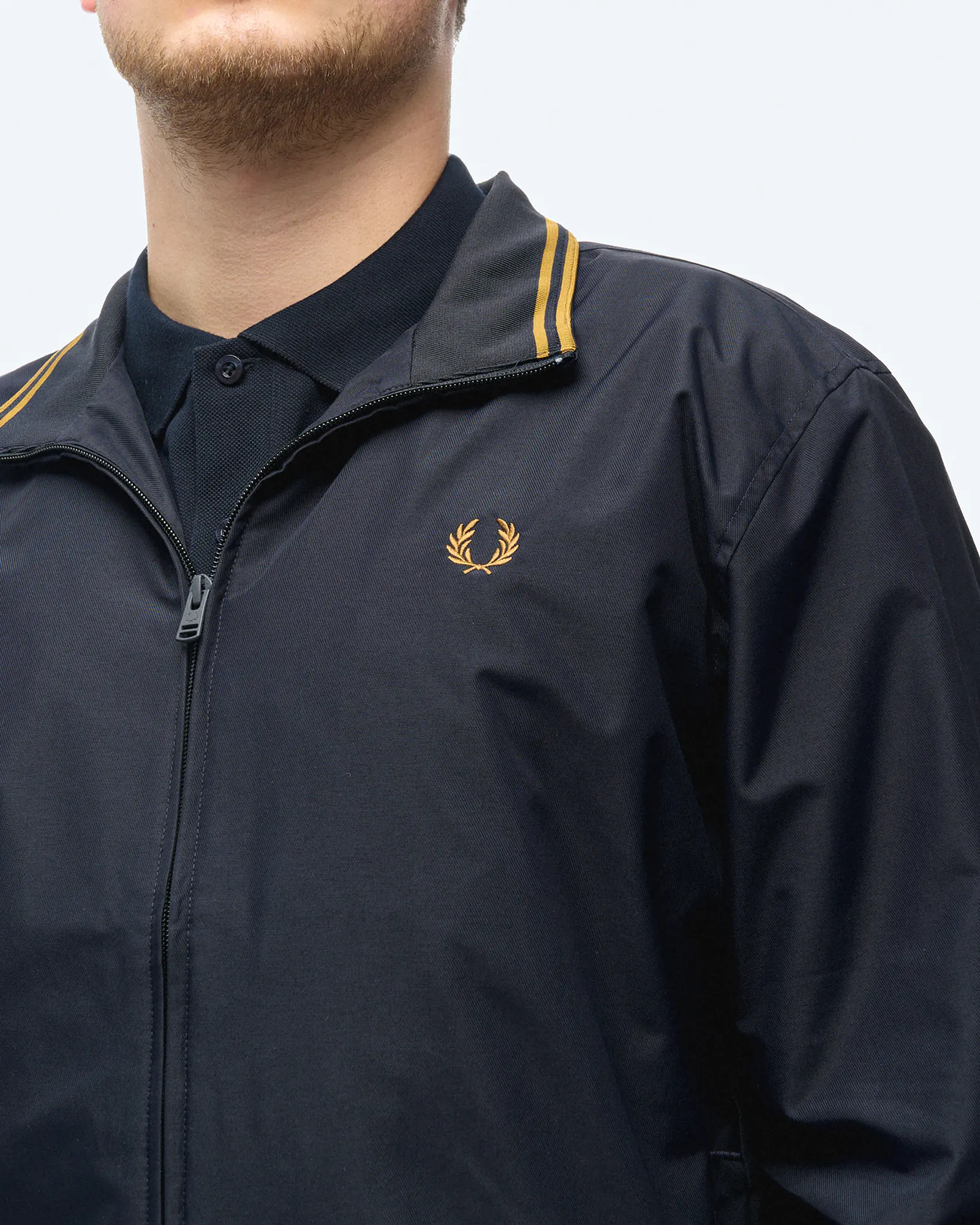 Fred Perry Brentham Jacket Navy Fred Perry Brentham Jacket Navy