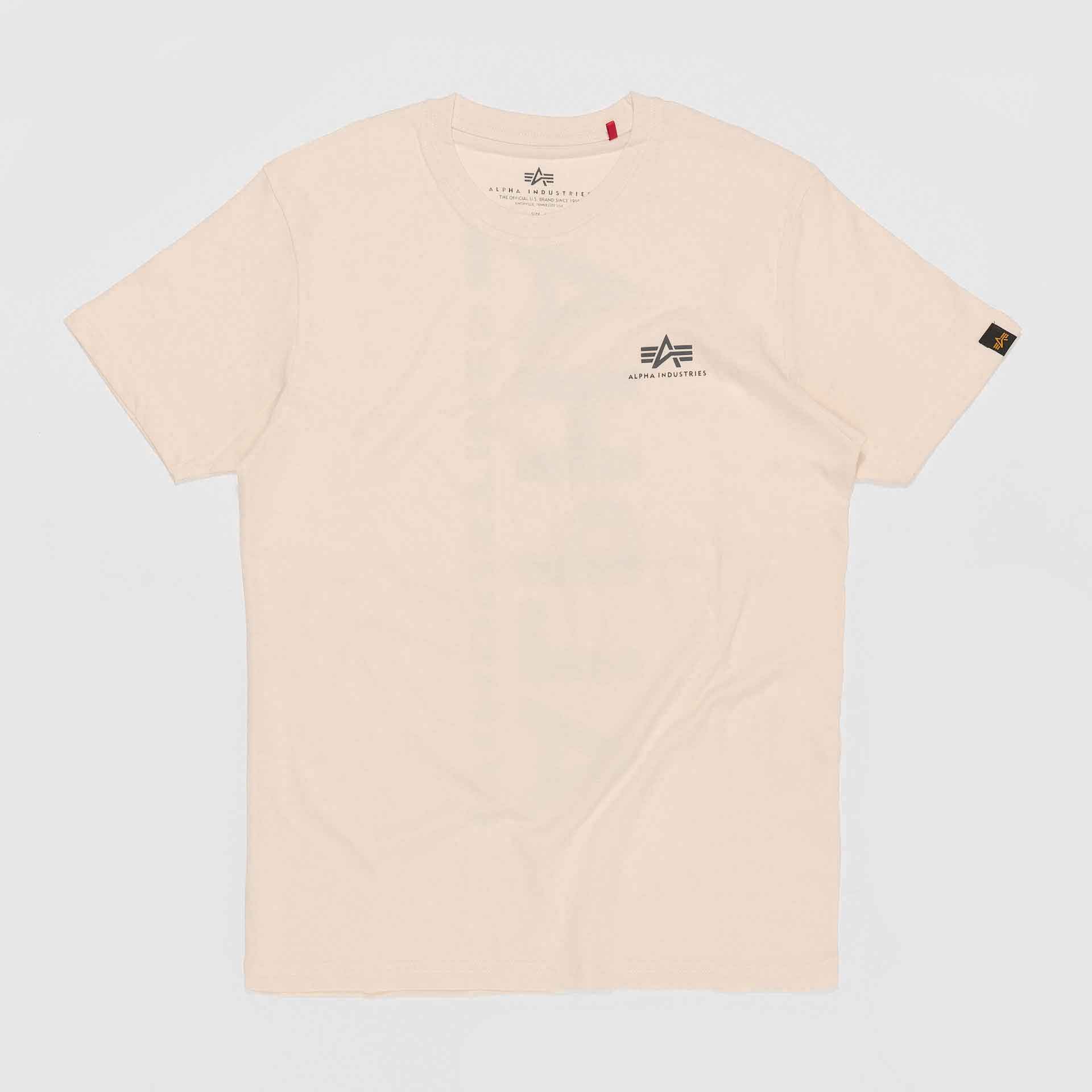 Alpha Industries Backprint T-Shirt Jet Stream White