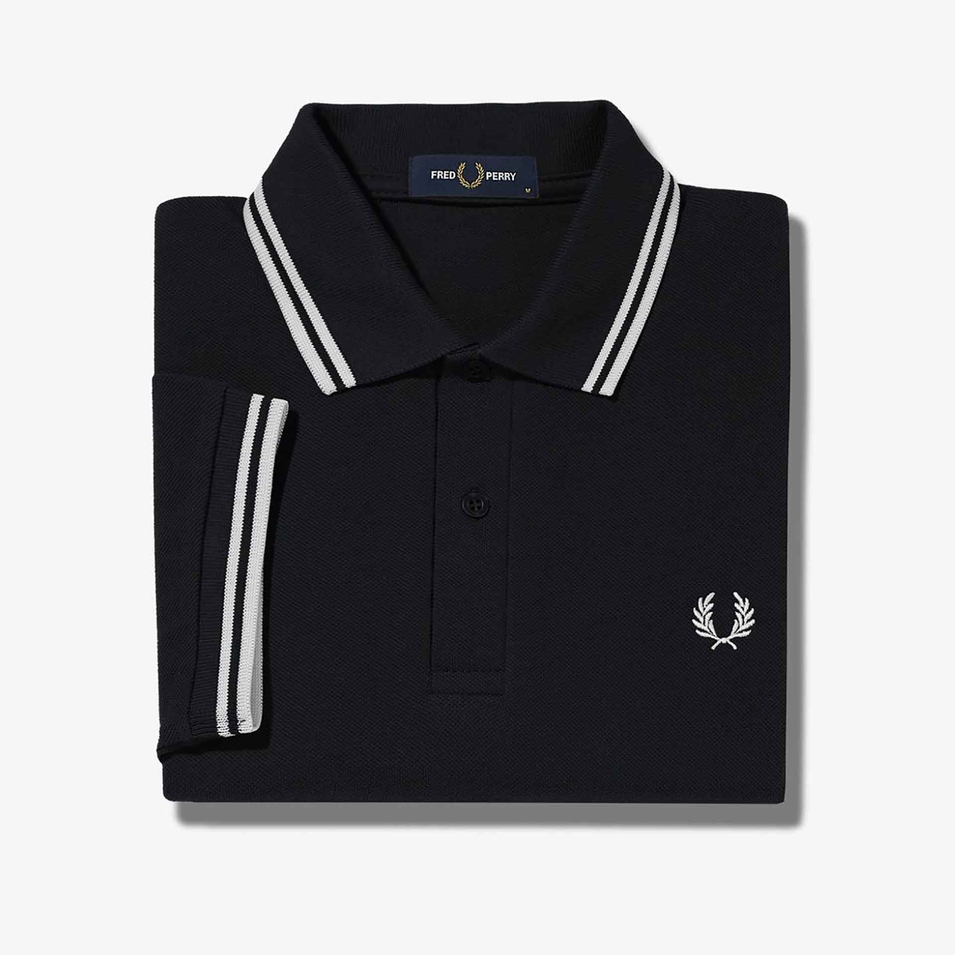 Fred Perry Twin Tipped Polo Shirt Black