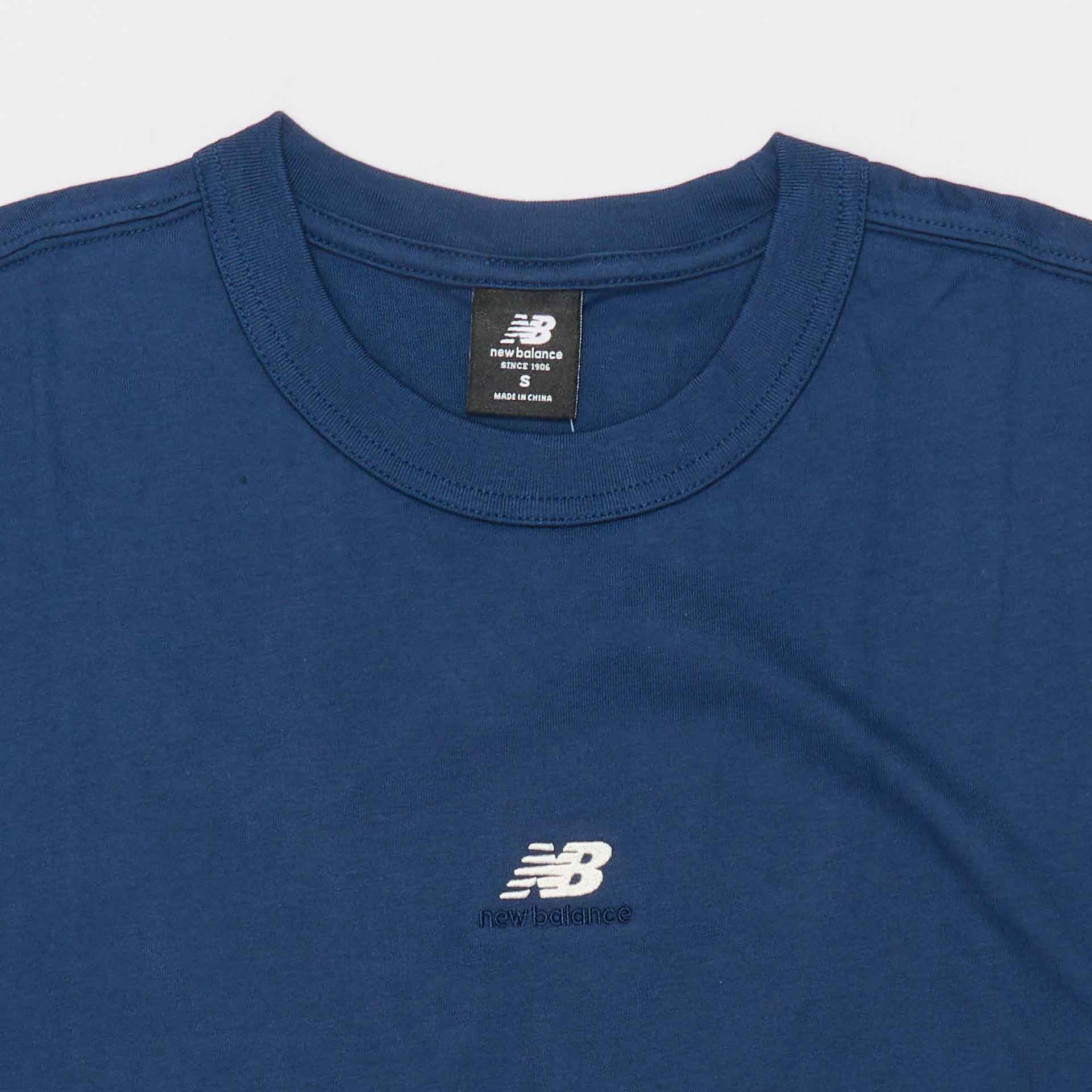 New Balance Sport Essentials Premium Cotton T-Shirt Navy