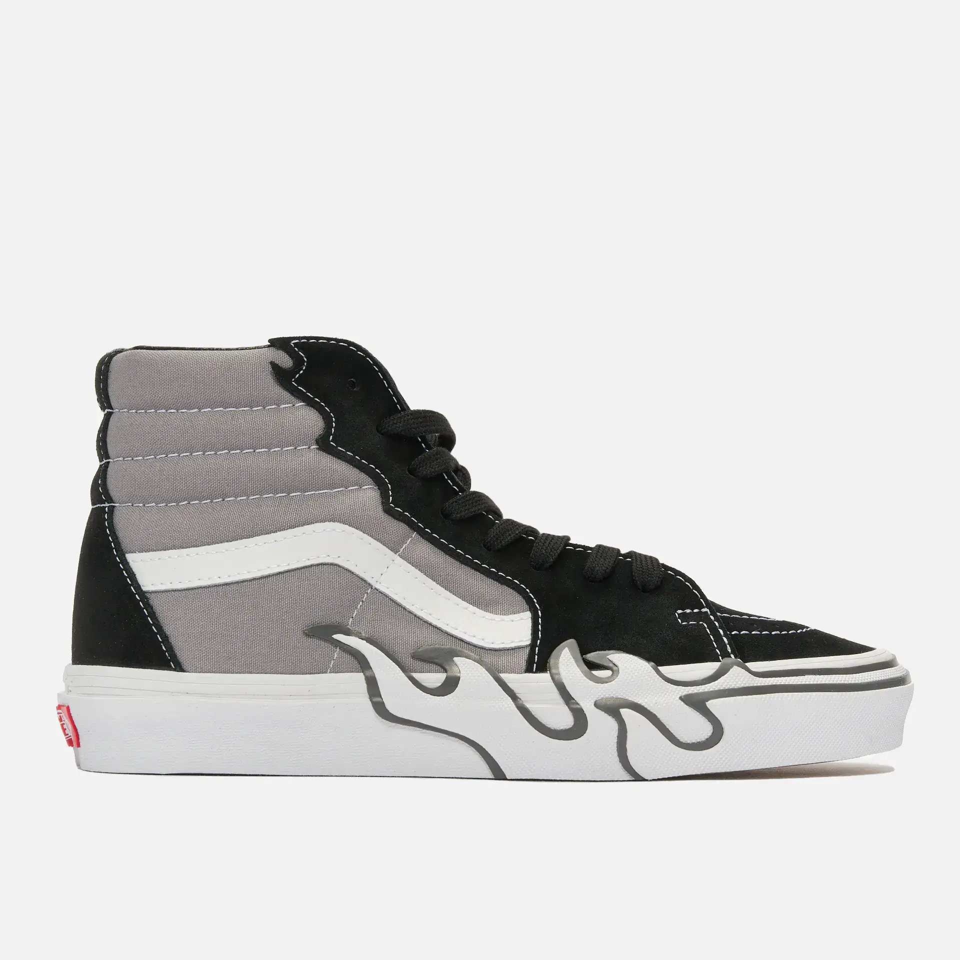 Vans SK8-Hi Flame Sneakers Gray Vans SK8-Hi Flame Sneakers Gray