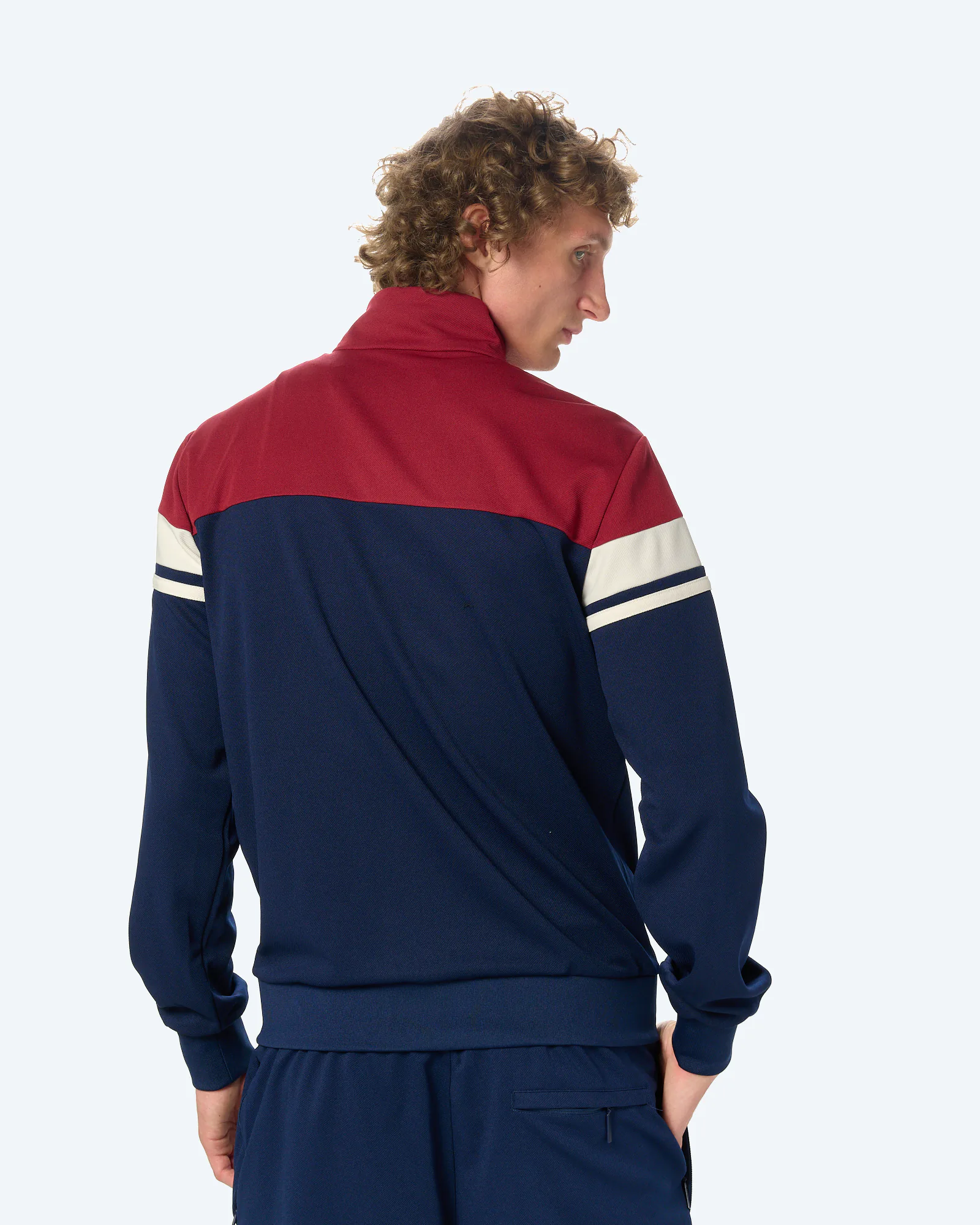 Camarindo  Track Jacket Navy/Tibetan Red