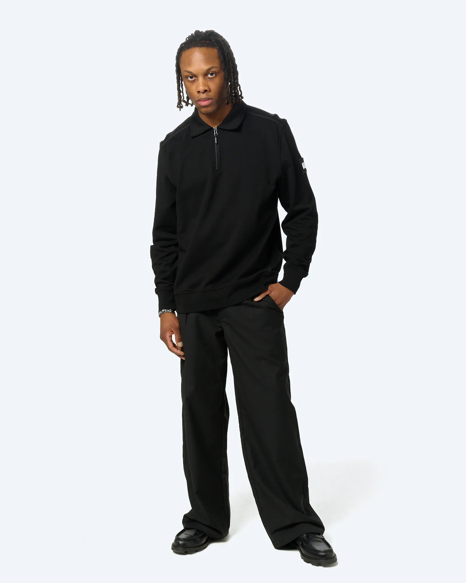 Weekend Offender Sidi Polo Sweatshirt Black