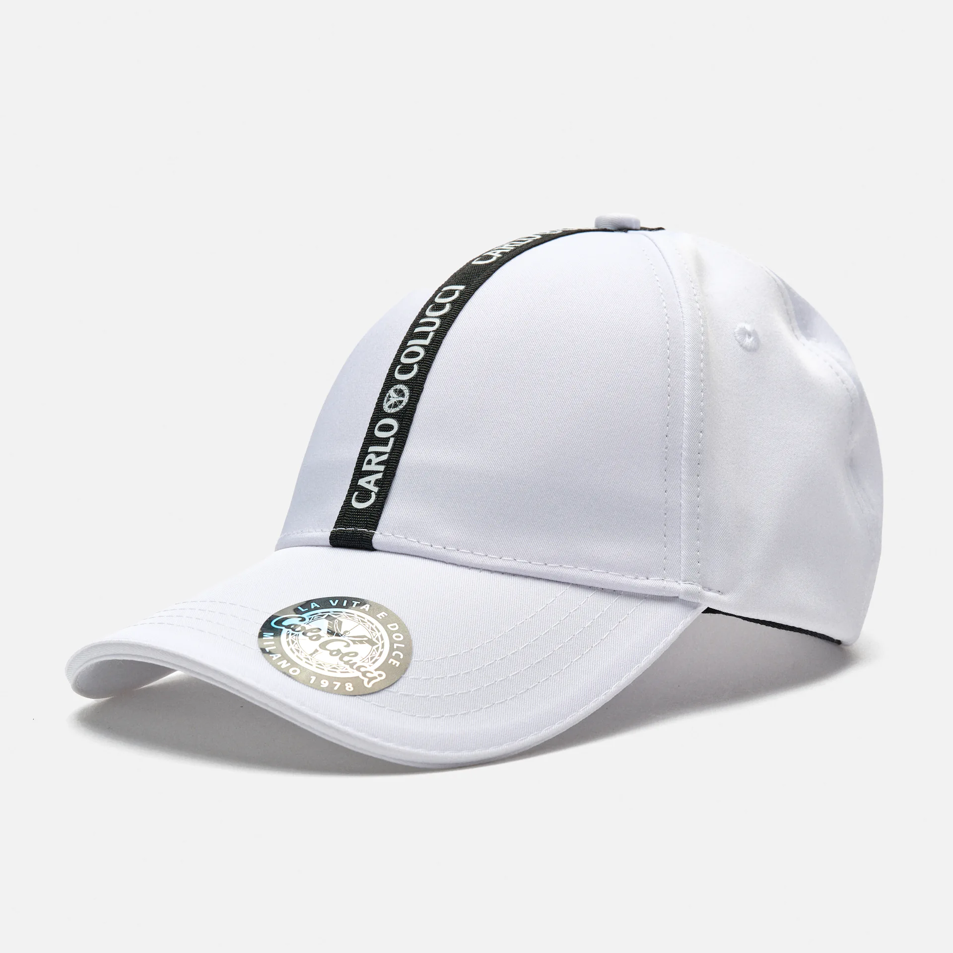 Carlo Colucci Logopiping Cap White