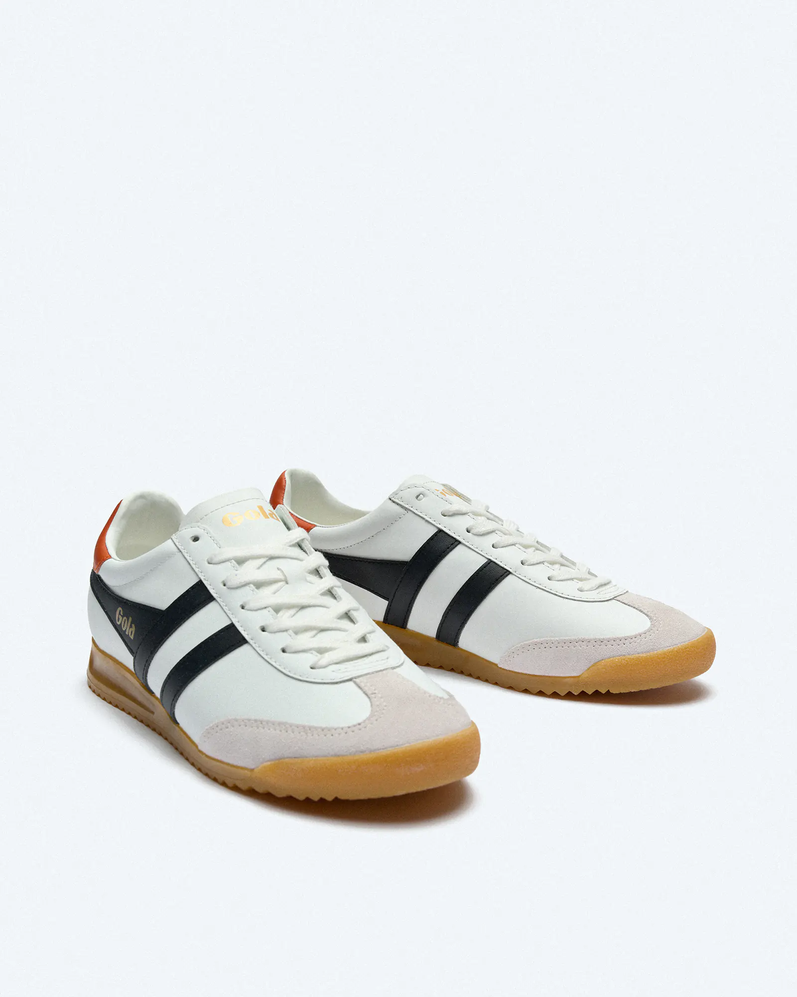 Gola Torpedo Leather Sneaker White/Black/Moody Orange Gola Torpedo Leather Sneaker White/Black/Moody Orange