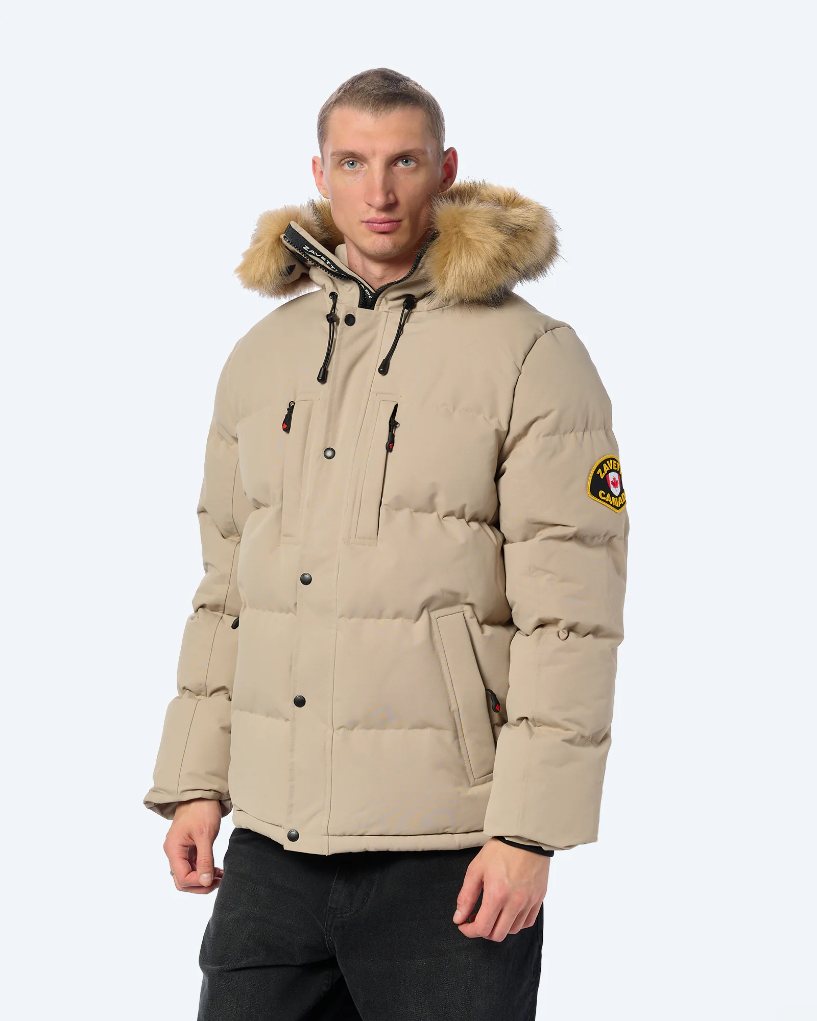 Zavetti Canada Oshawa 2.0 Puffer Parka Jacket Pure Cashmere