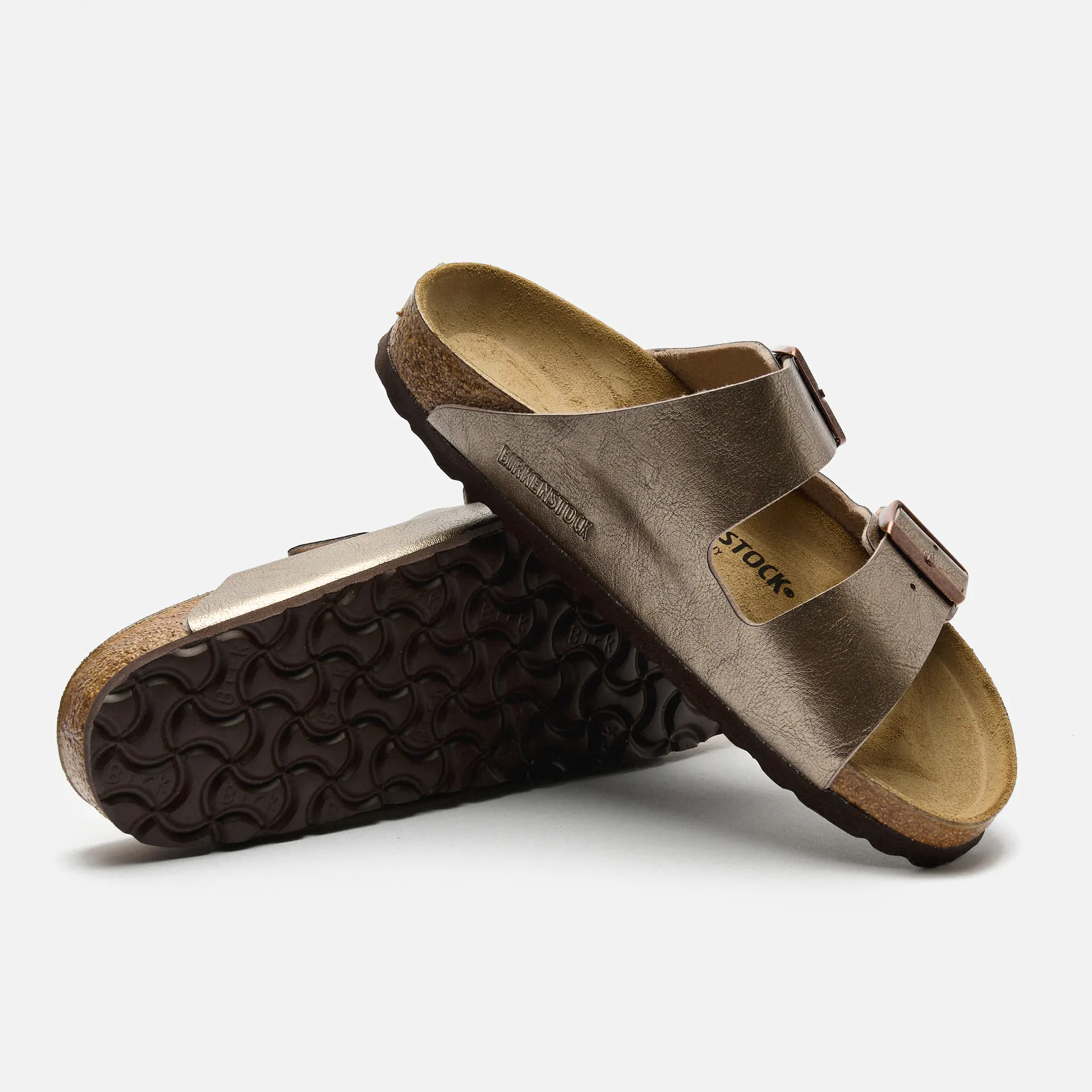 Birkenstock Arizona Birko-Flor Narrow Sandals Graceful Taupe