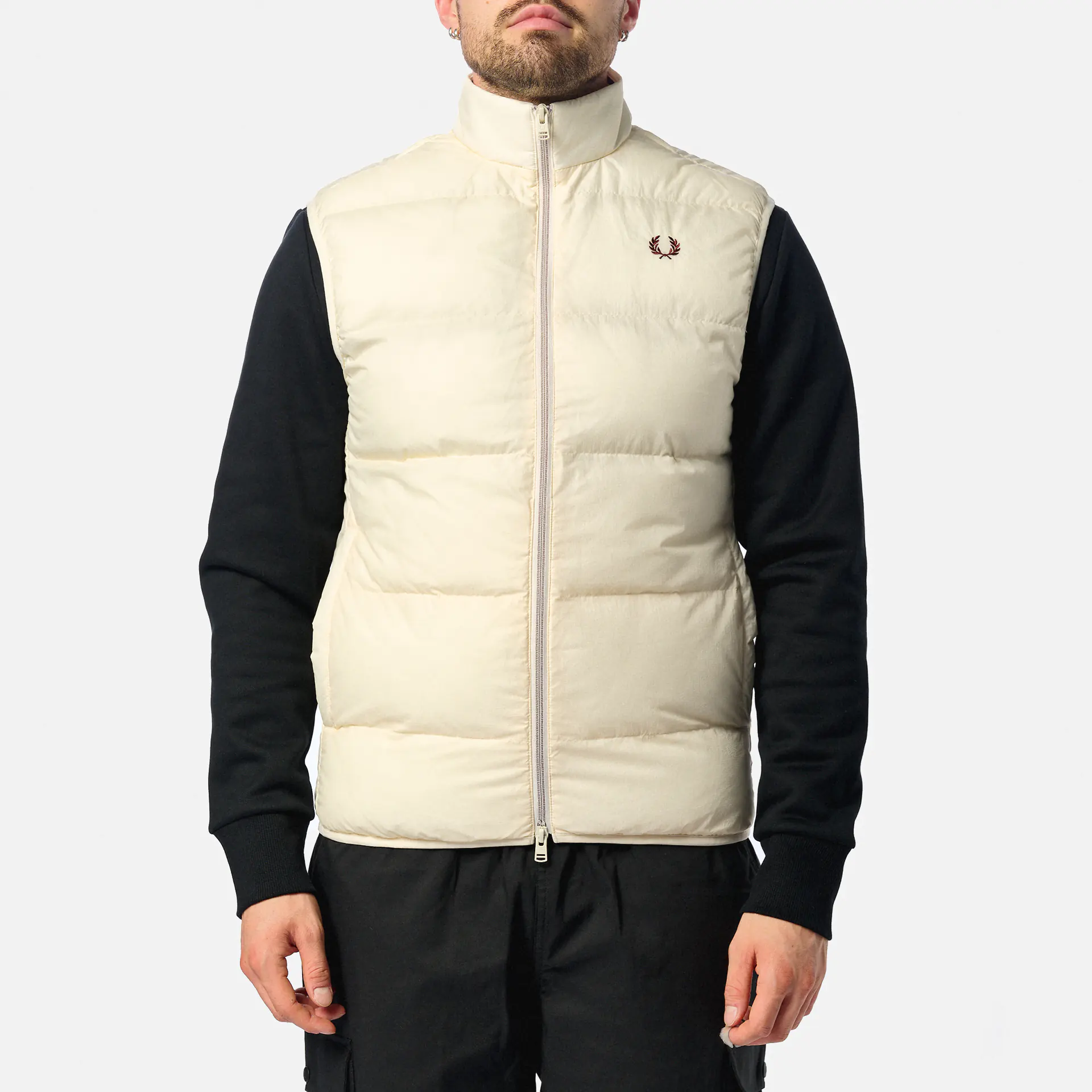 Fred Perry Insulated Gilet Ecru
