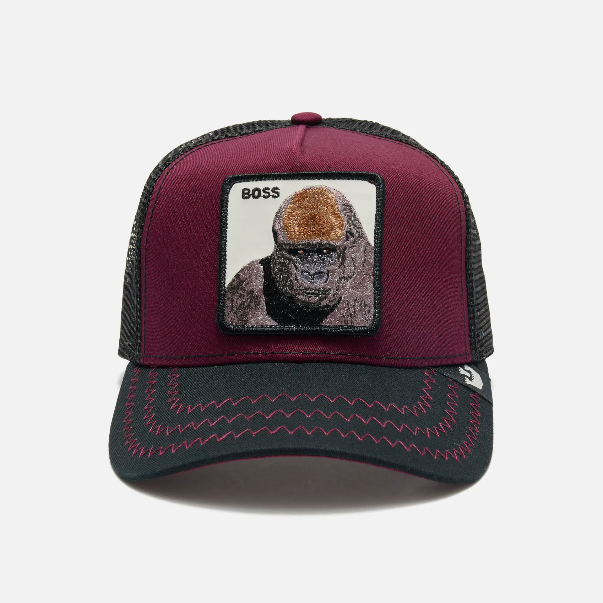Goorin Bros The Boss Trucker Cap Wine