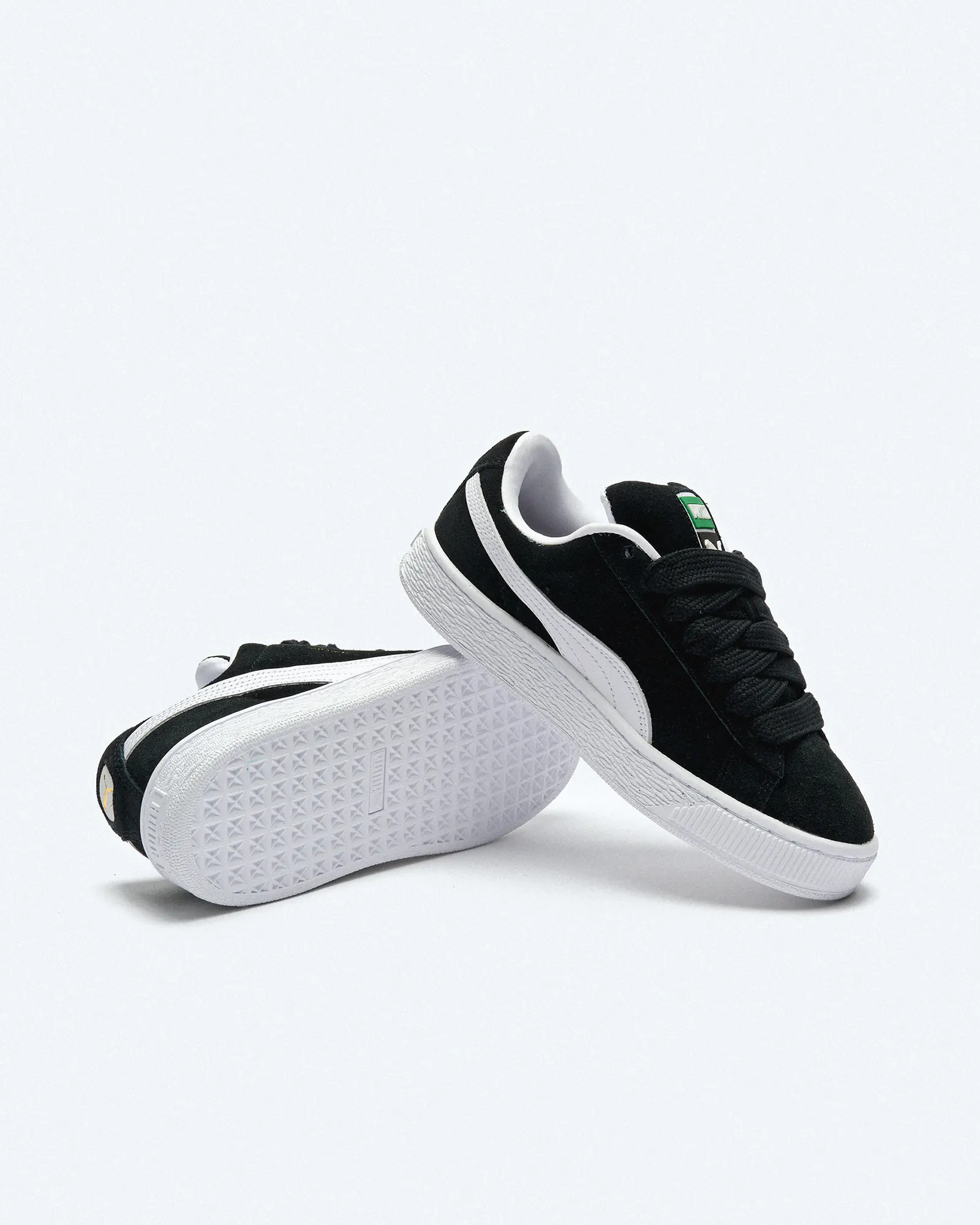 Black puma suede platform women's on sale