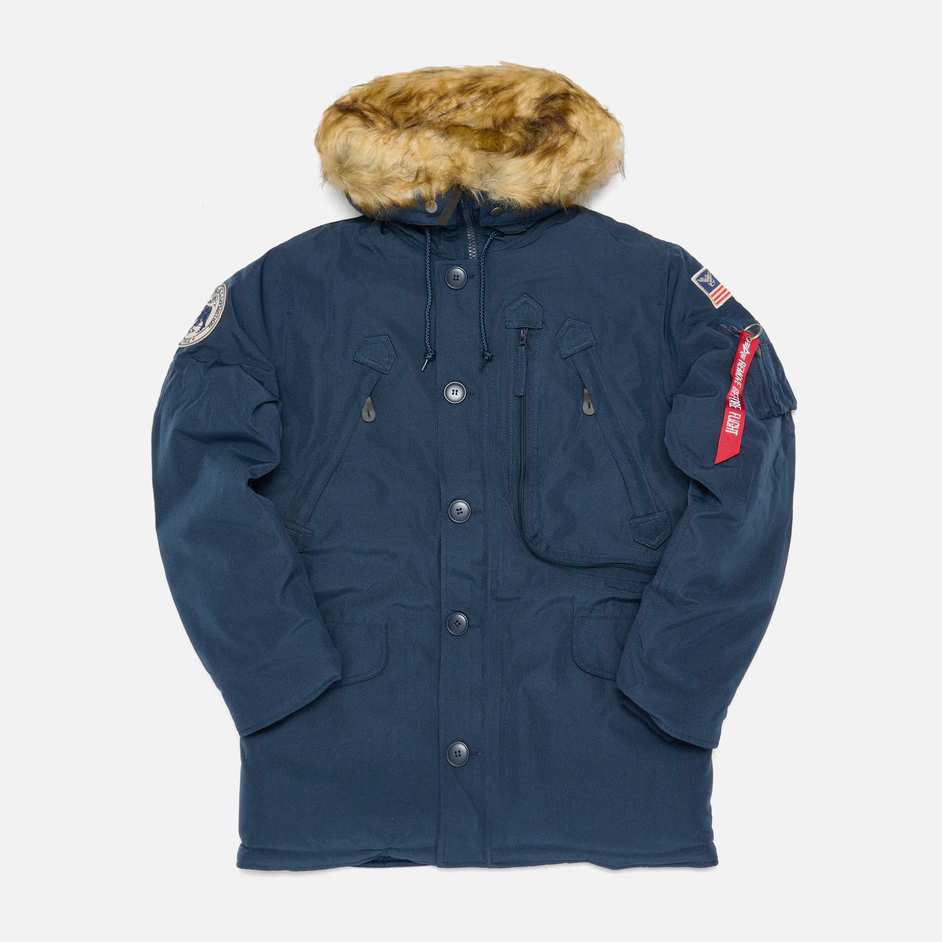 Fur Alpha Industries Rep Blue Alpha Industries Polar Jacket Blue