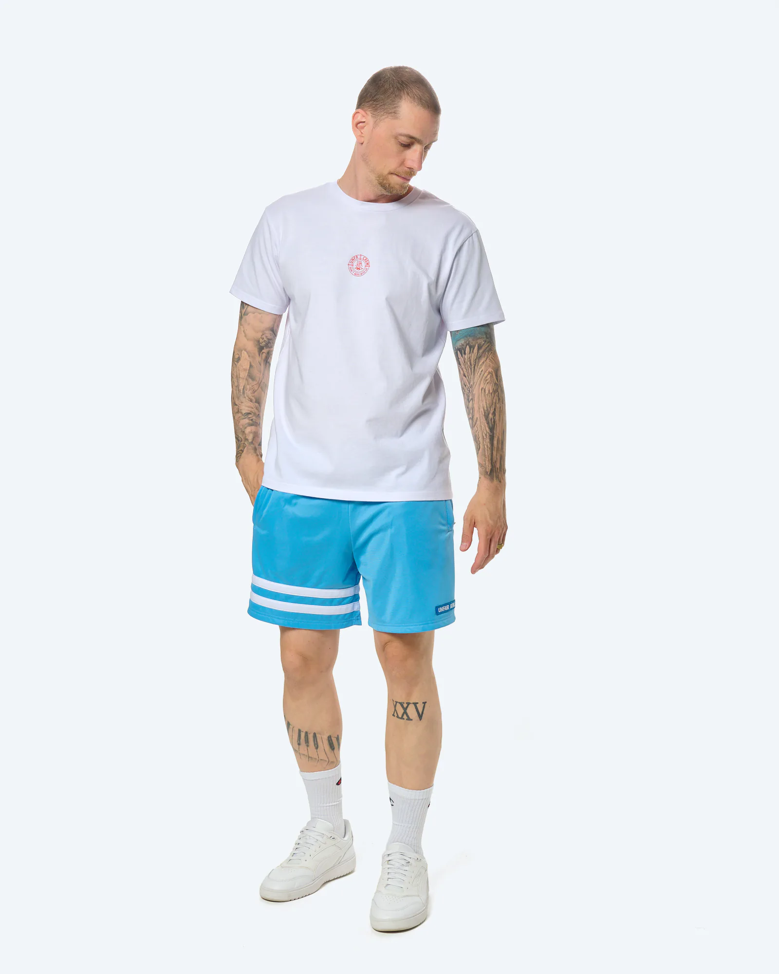 DMWU Athletic Shorts Skyblue