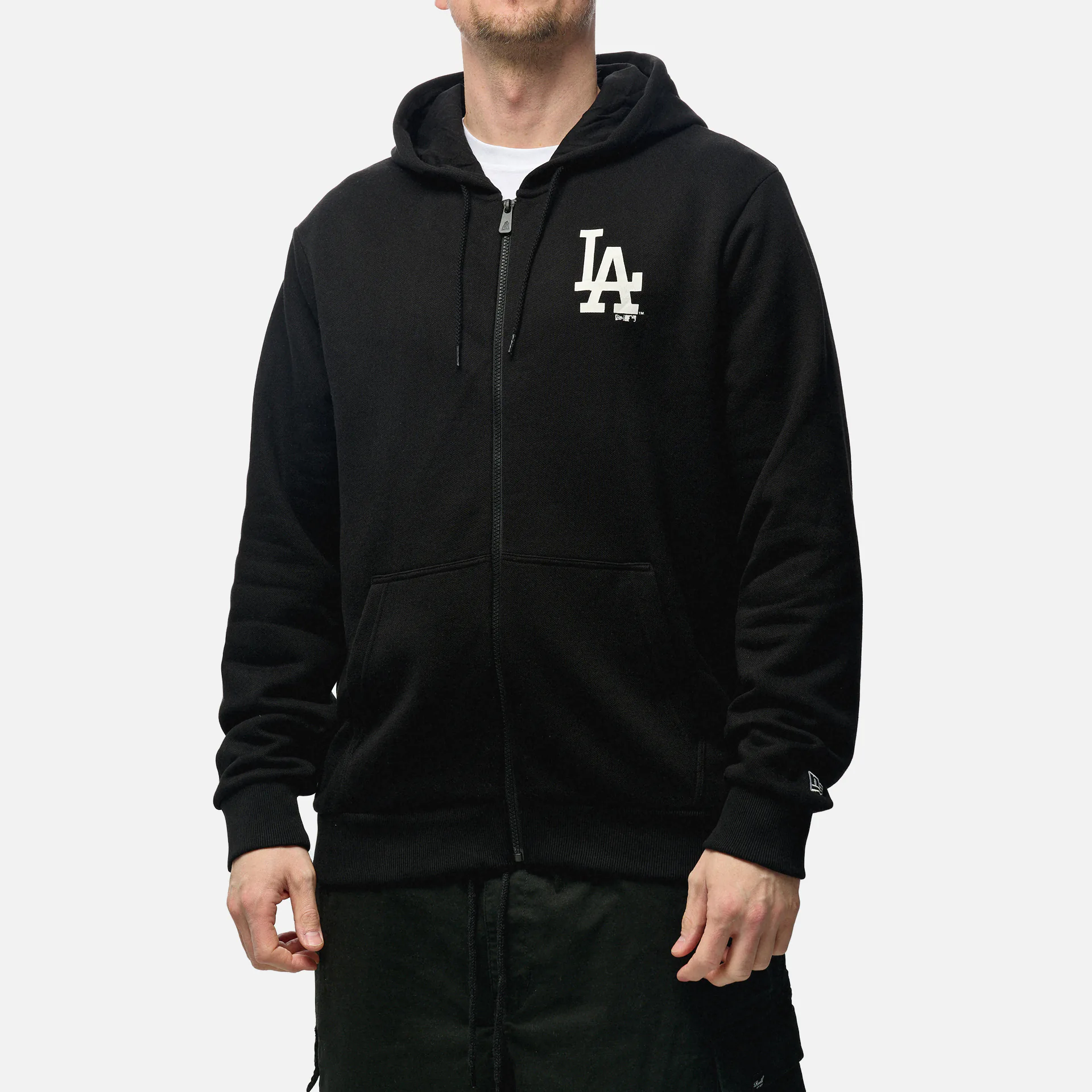 New Era MLB LA Dodgers League Essentials Zip Hoodie Black