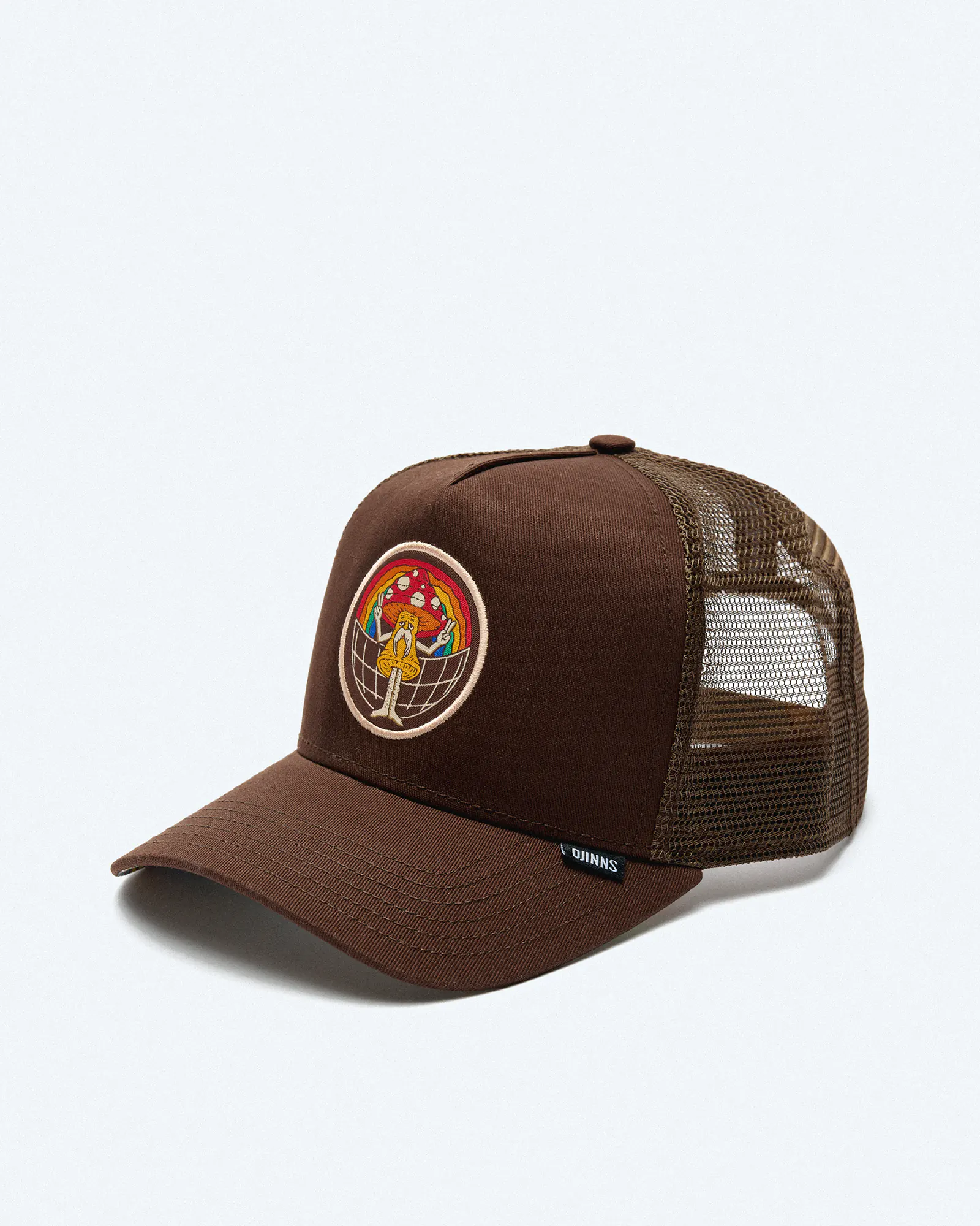 DJINNS Trucker Cap HFT Peace & Harmony Brown DJINNS Trucker Cap HFT Peace & Harmony Brown