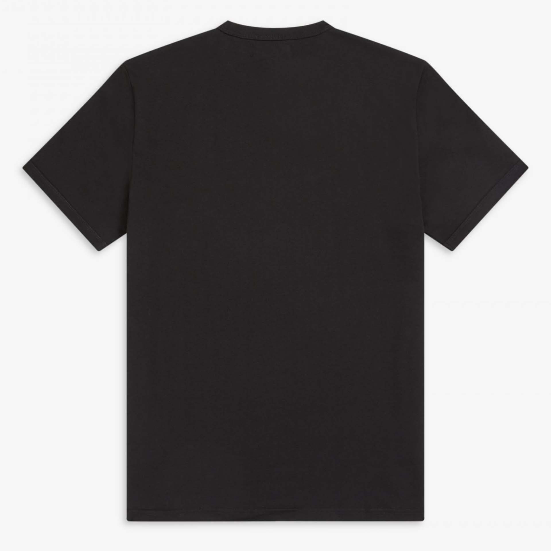 Fred Perry Ringer T-Shirt Black